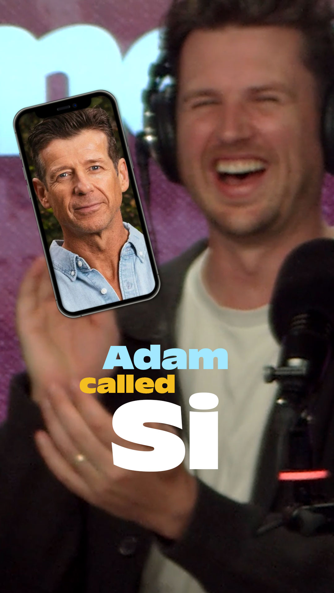 Adam and Simon Barnett on phone