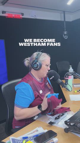 We're now West Ham supporters