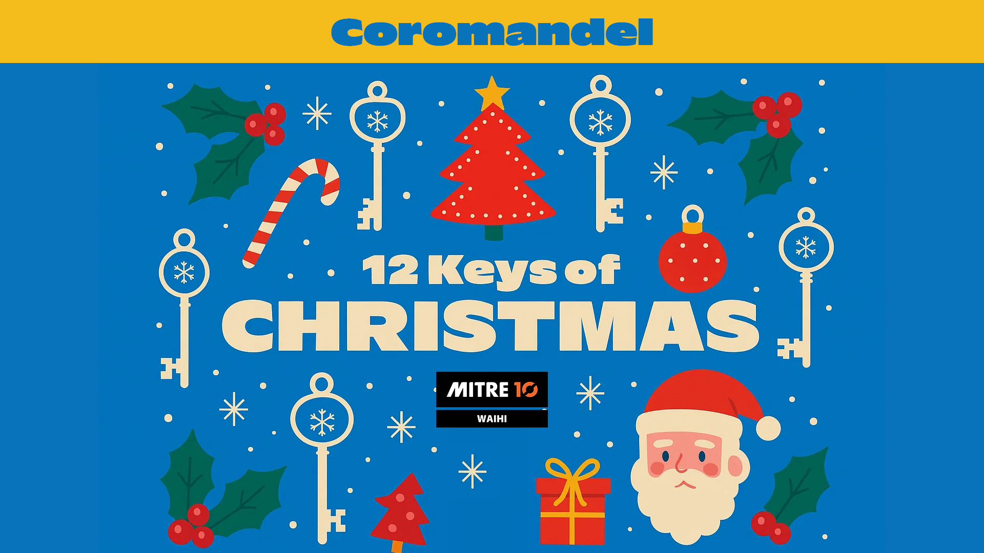 WIN a $1,000 Mitre 10 Gift Card with 12 Keys of Christmas!
