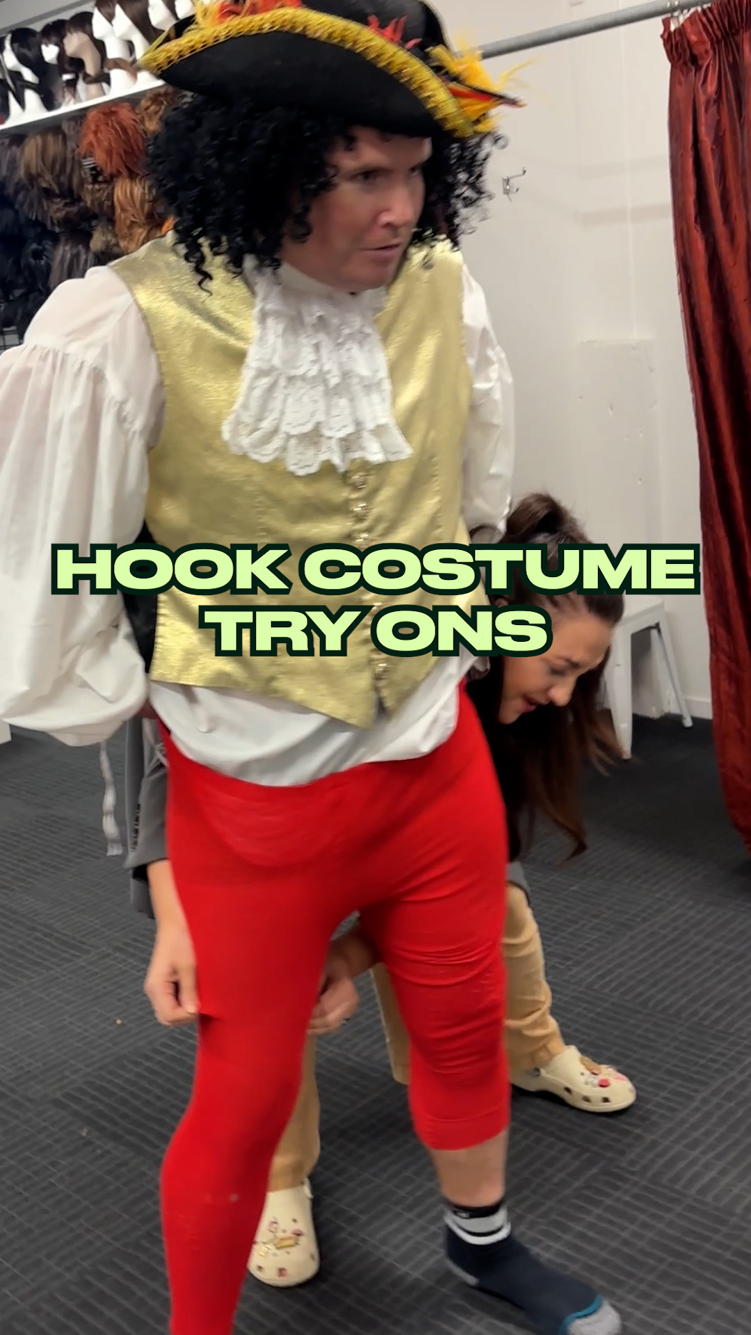 Costume try ons for Hook