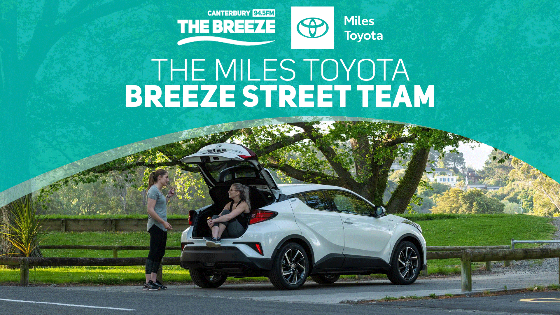 Win with the Miles Toyota Breeze Street Team