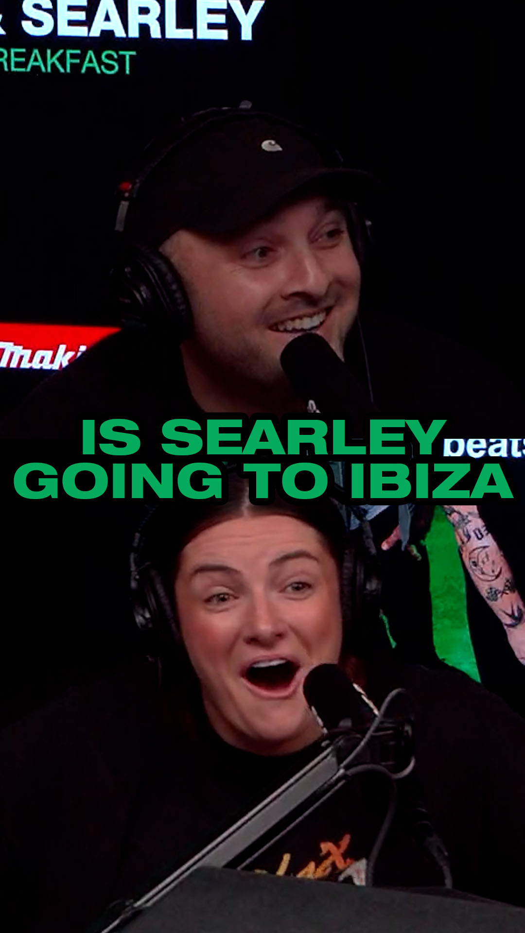 Is Searley going to Ibiza?