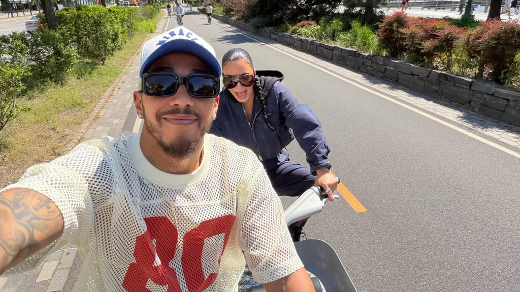Kim Kardashian confirms Lewis Hamilton romance on Instagram