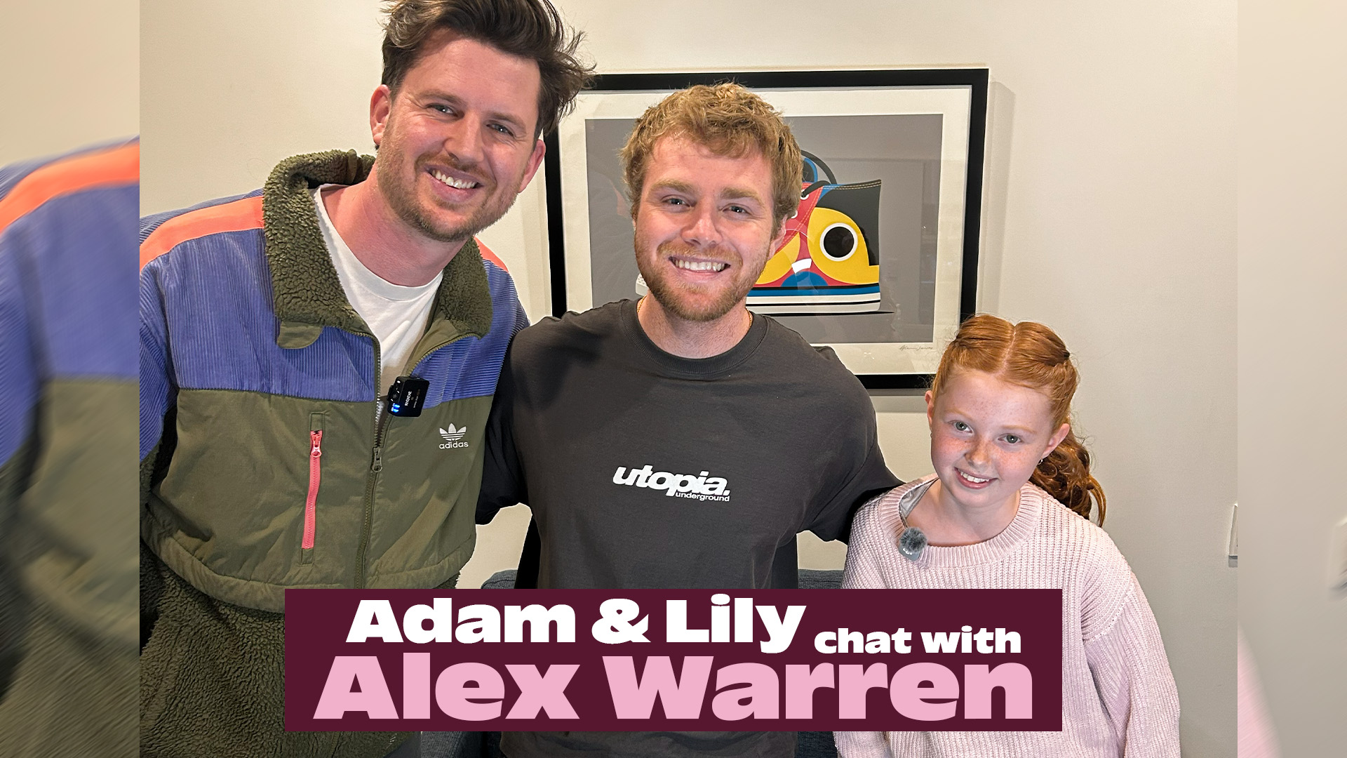 Alex's Warren meet his biggest fan in NZ