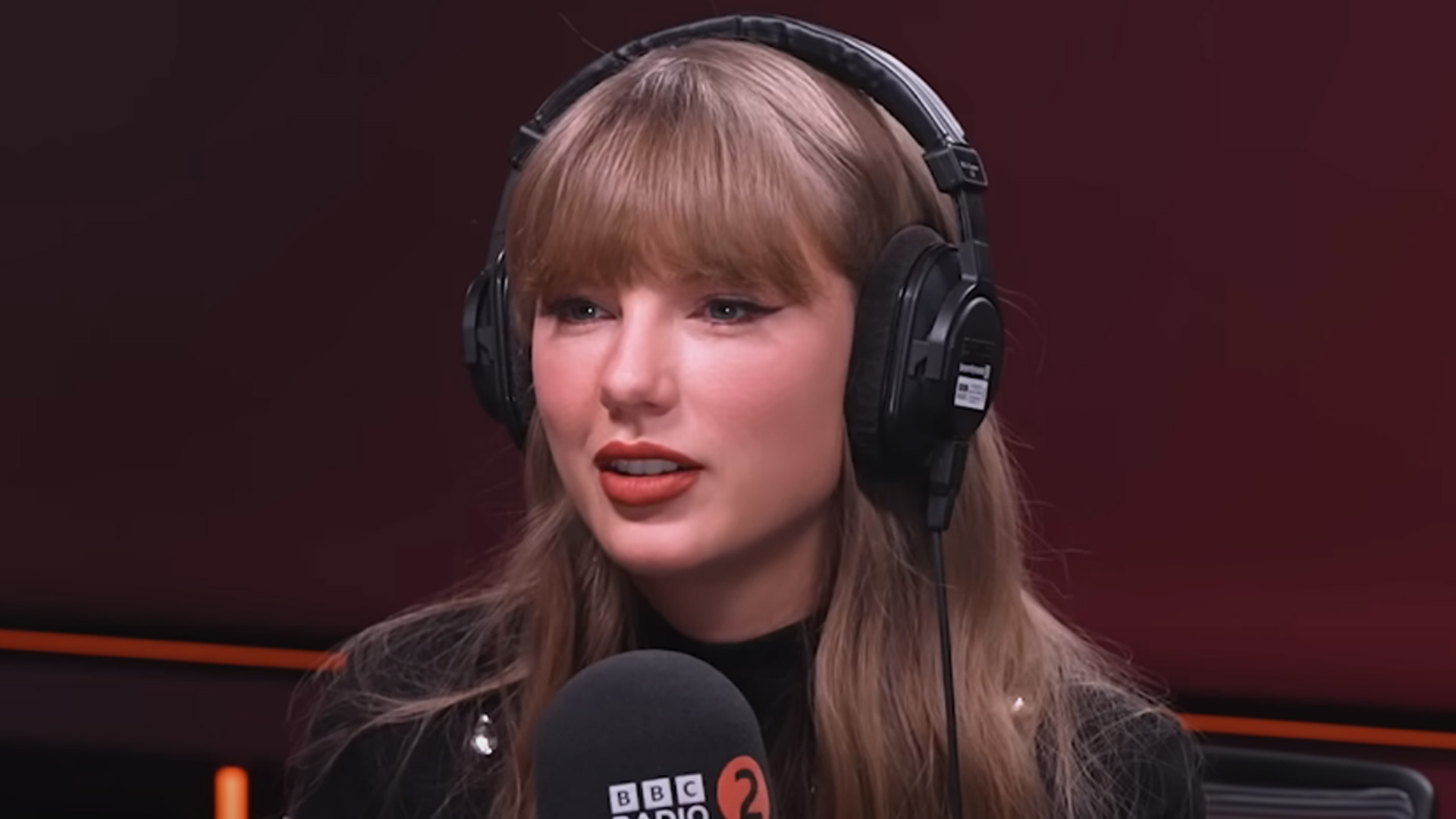 Taylor Swift addresses quitting music on BBC 2 Radio following 'The Life of a Showgirl' album release.