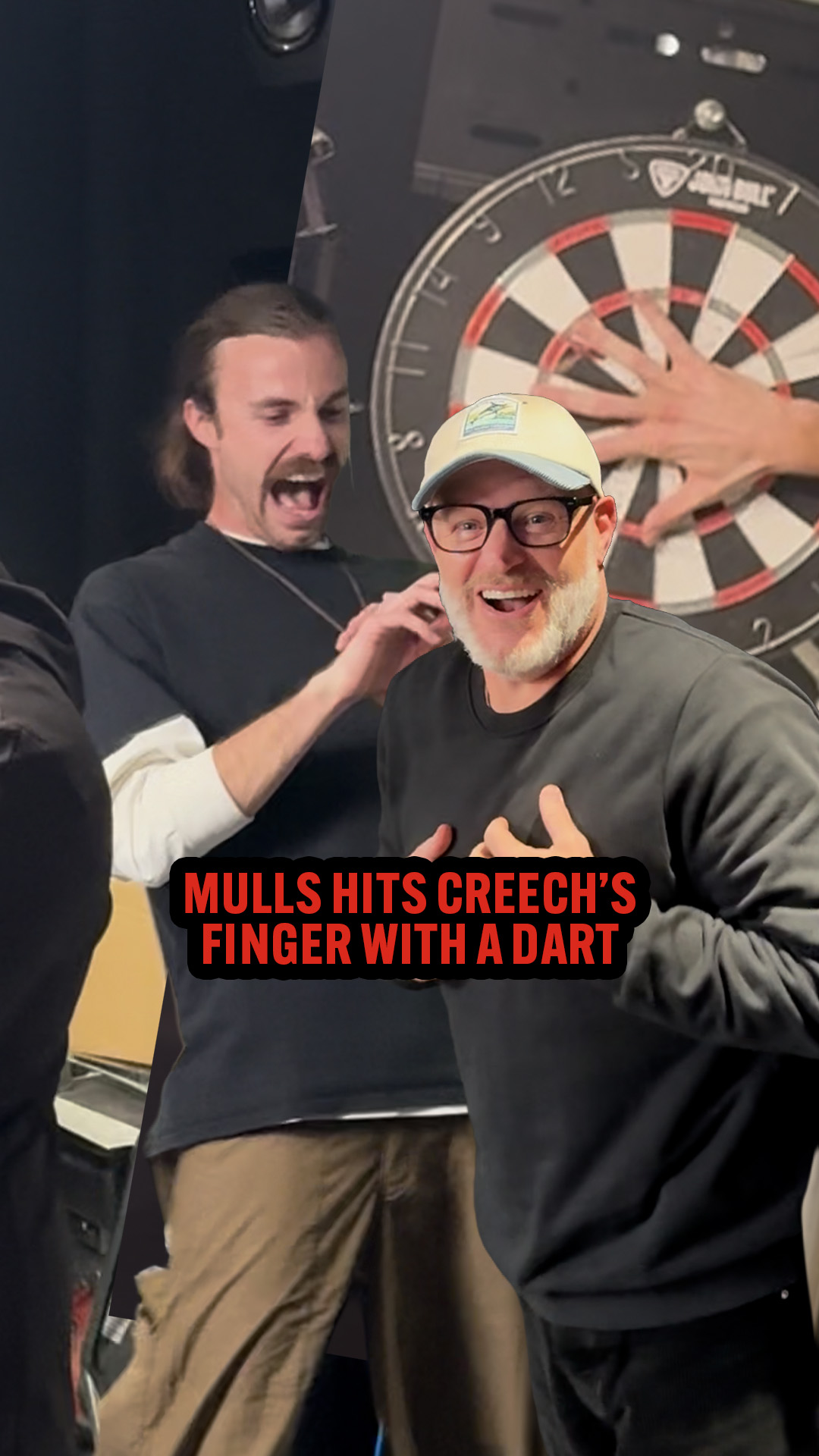 Mulls makes Creech's finger bleed