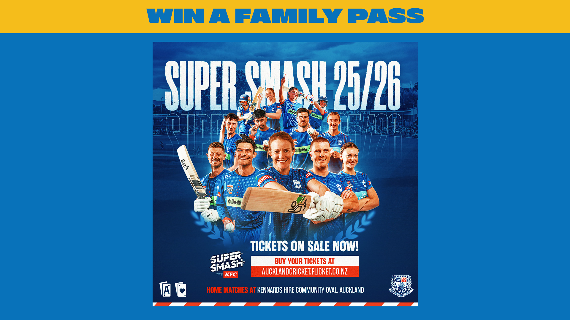 WIN a Family Pass to Super Smash 2026!