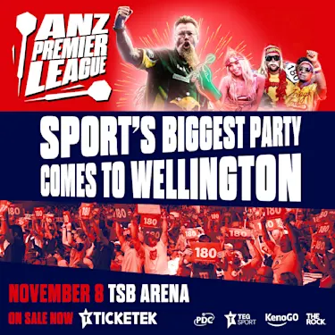 ANZ Premier League darts event in Wellington