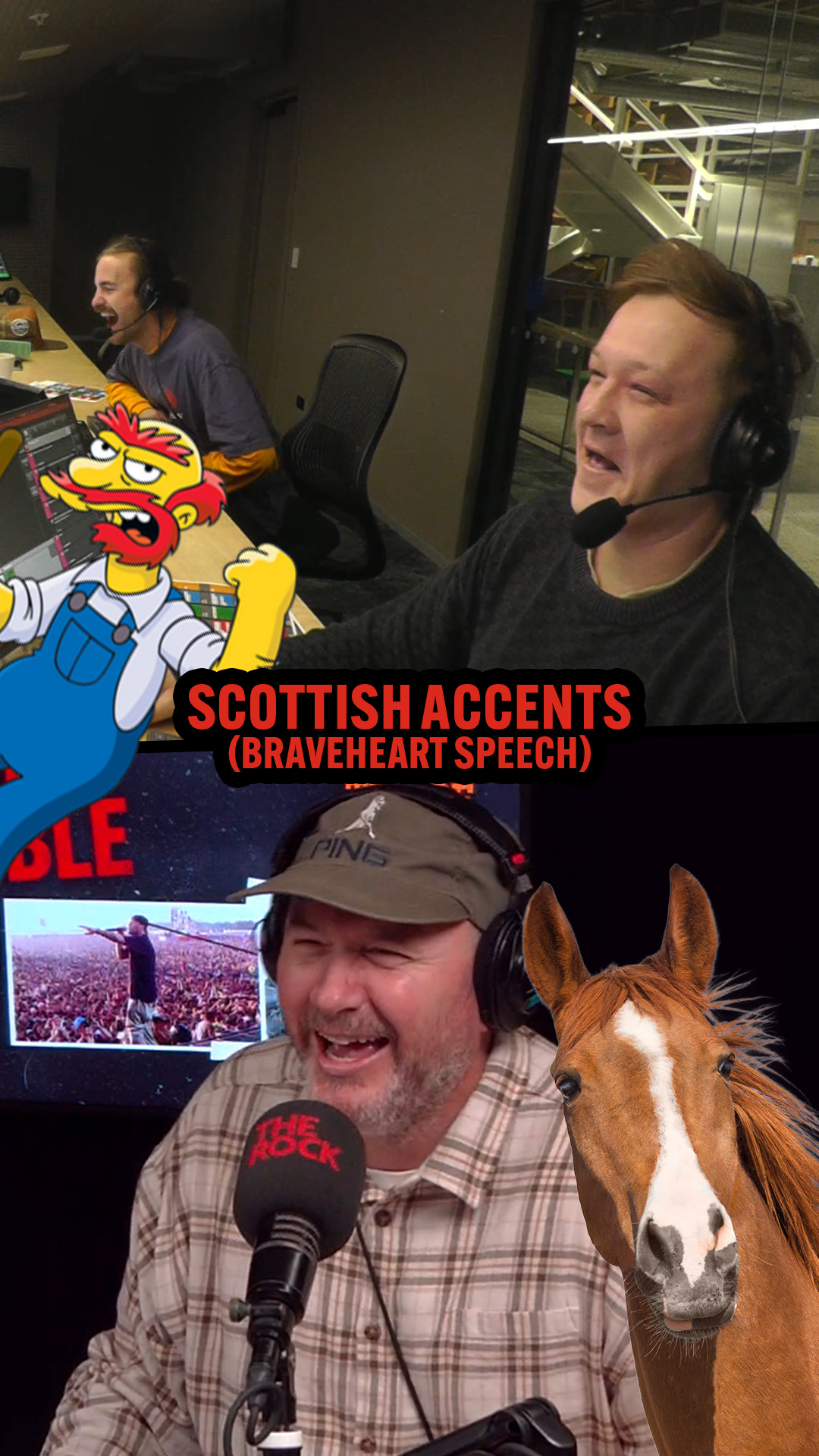We attempt Scottish accents