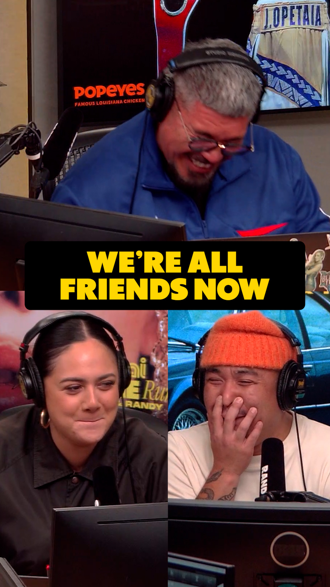 We're all friends now