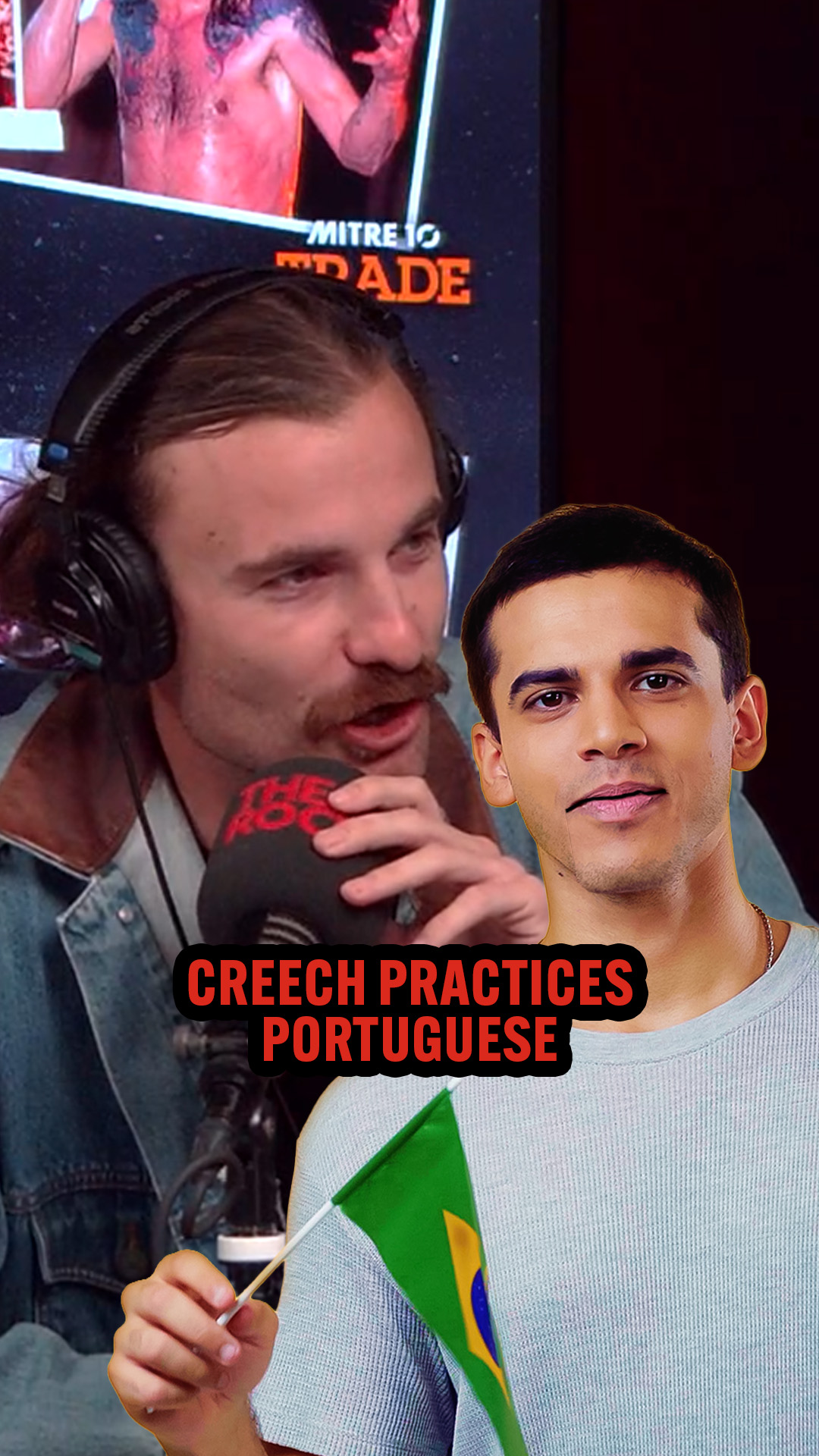 Creech practices Portuguese