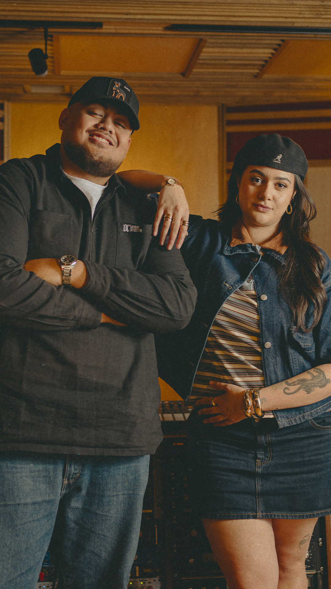 shay and desch at the studio