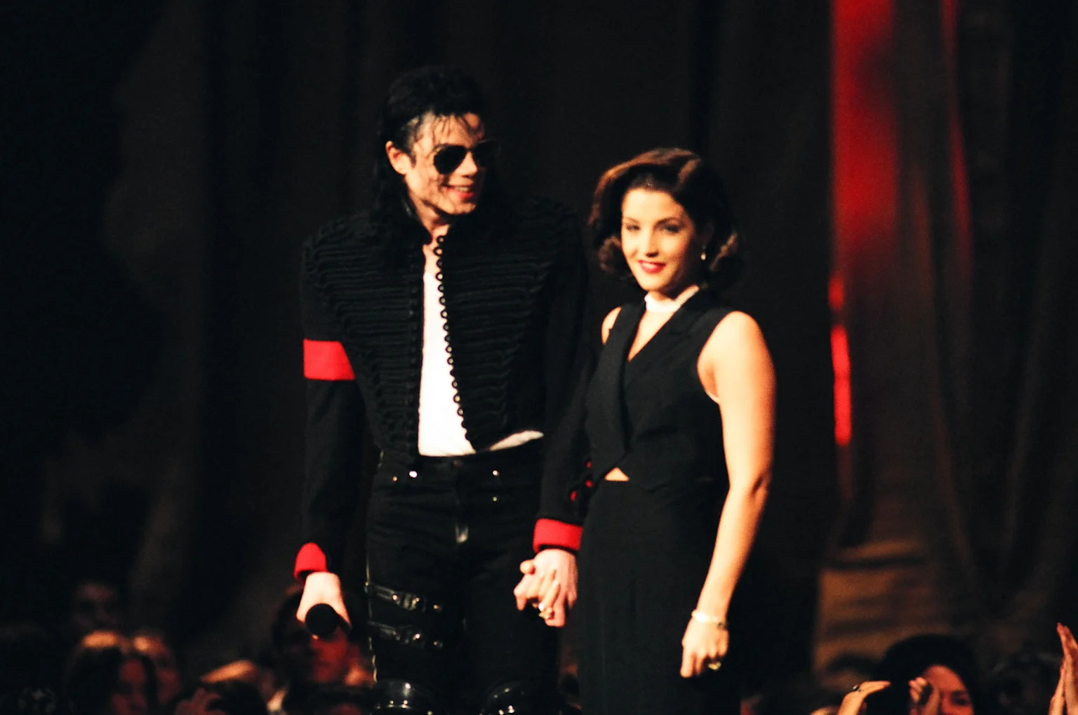 Michael Jackson and Lisa Marie Presley at the 1994 MTV Video Music Awards