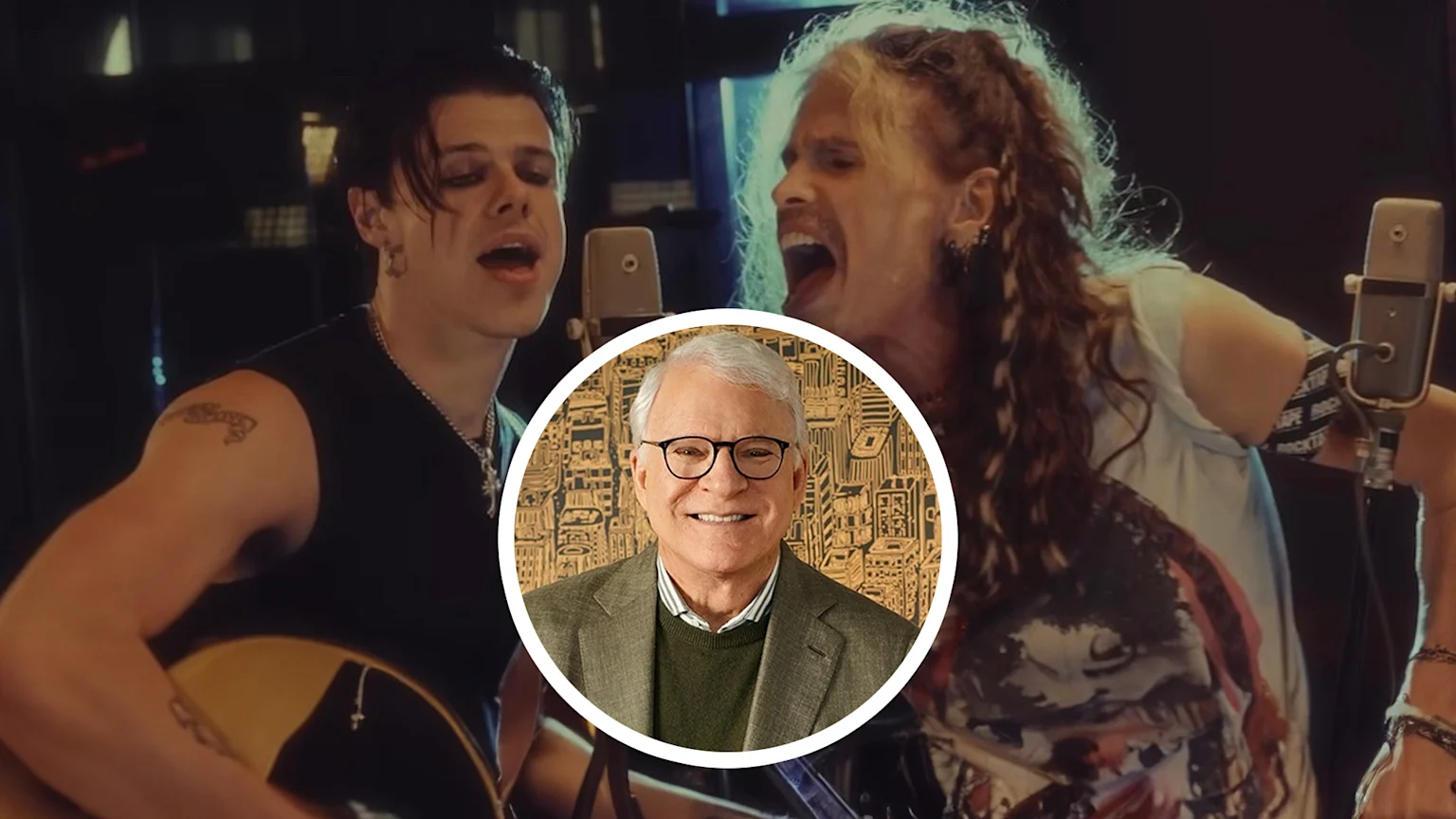Yungblud, Steven Tyler and Steve Martin