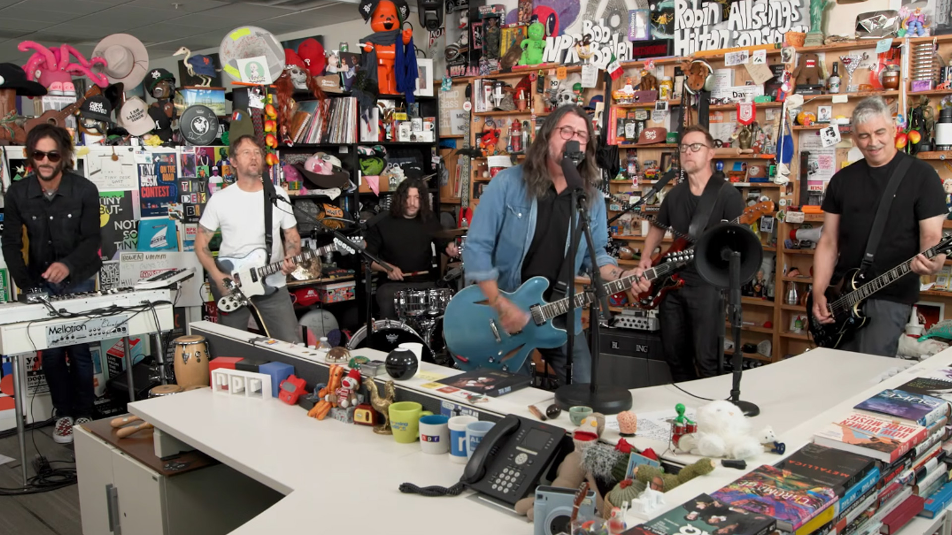 Watch: Foo Fighters turn Tiny Desk into a full-blown rock gig