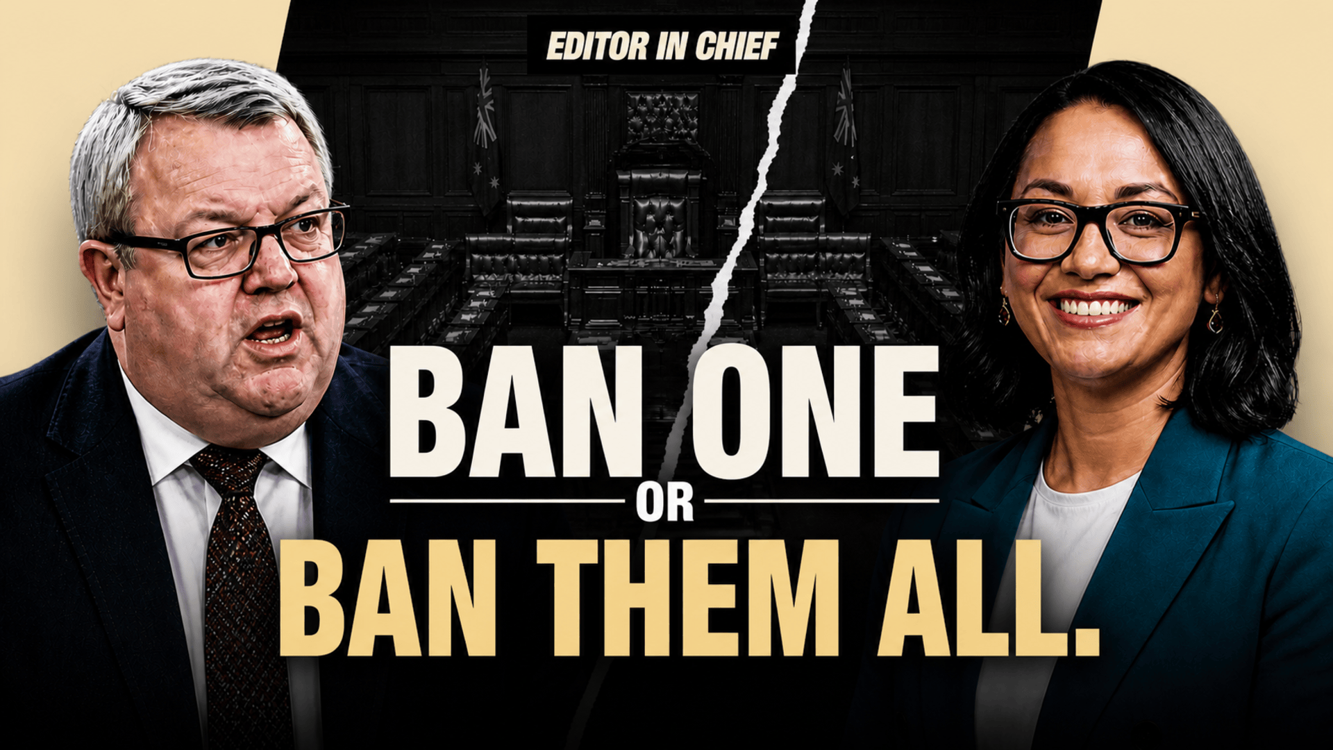 Ban one or ban them all. You can’t have it both ways