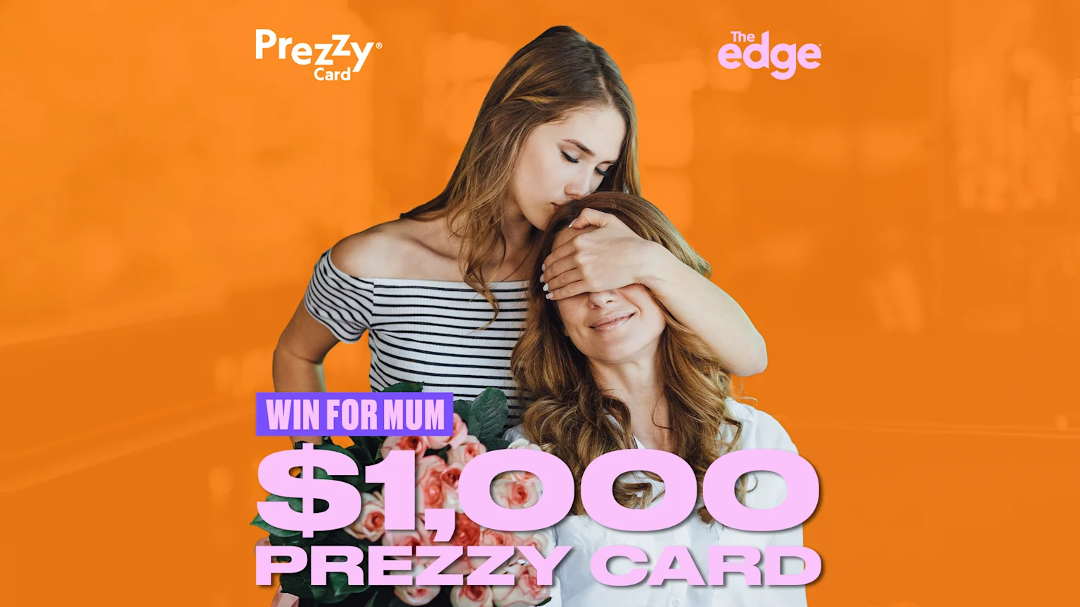 Woman cover another woman's eyes to surprise them