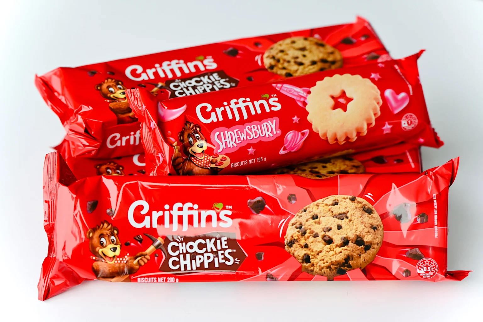 Griffin's biscuit packets