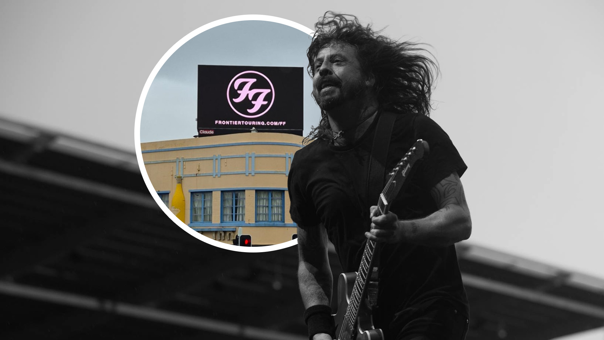 Dave Grohl and a cryptic billboard