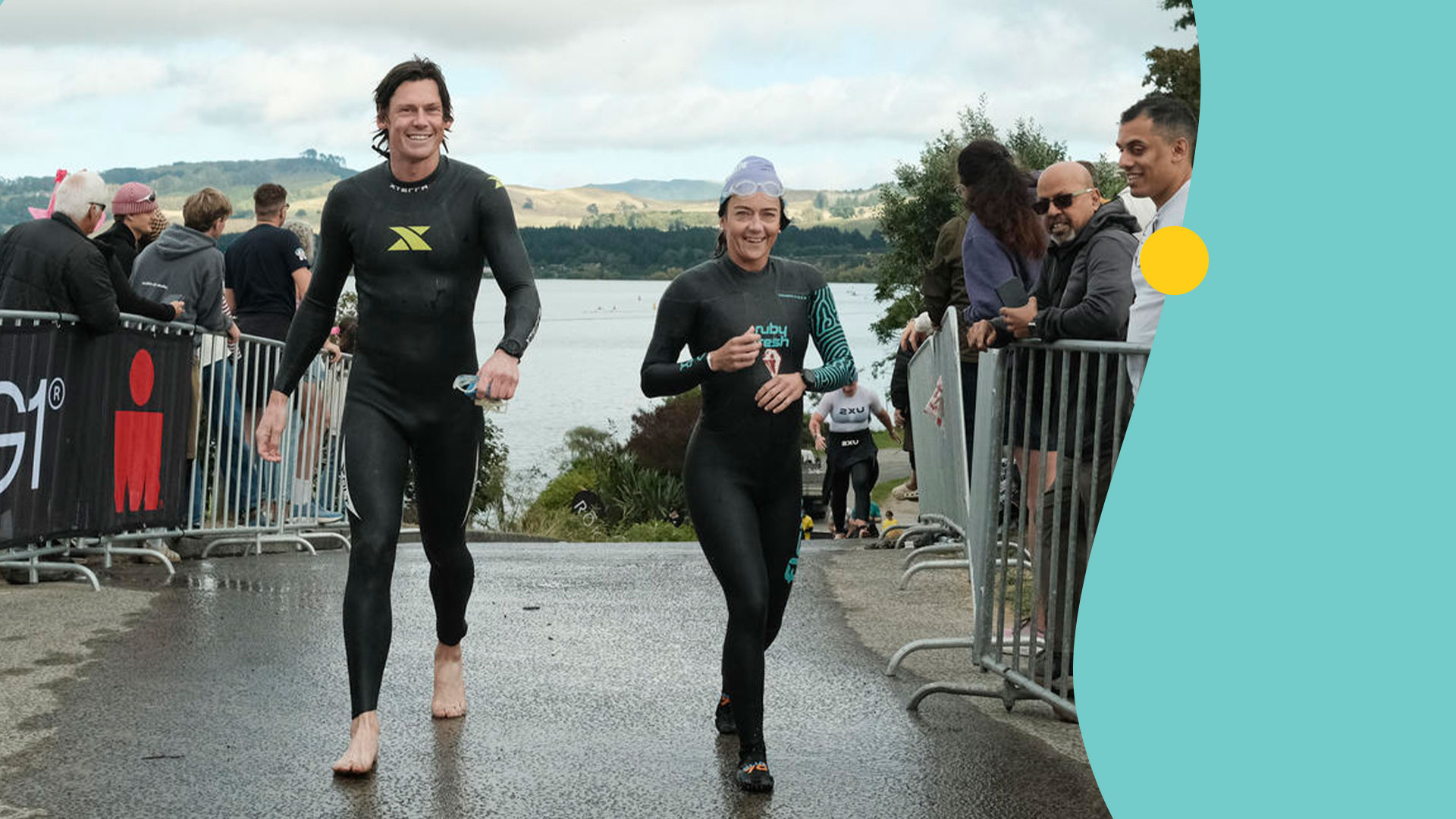 Kirsty Parsons during Ironman race