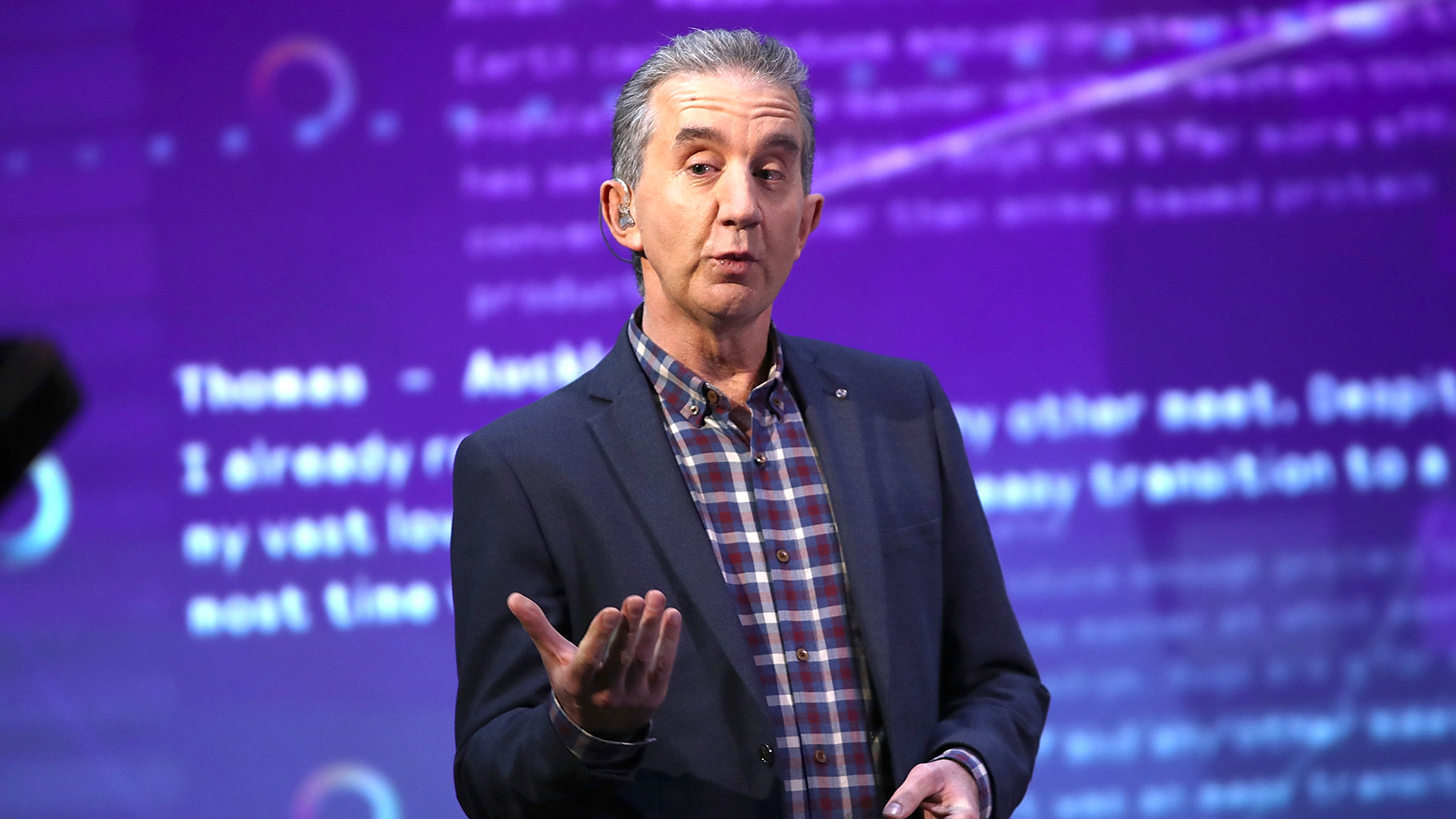 Presenter Nigel Latta on the TVNZ set of "What Next" on June 12, 2017 in Auckland, New Zealand. 