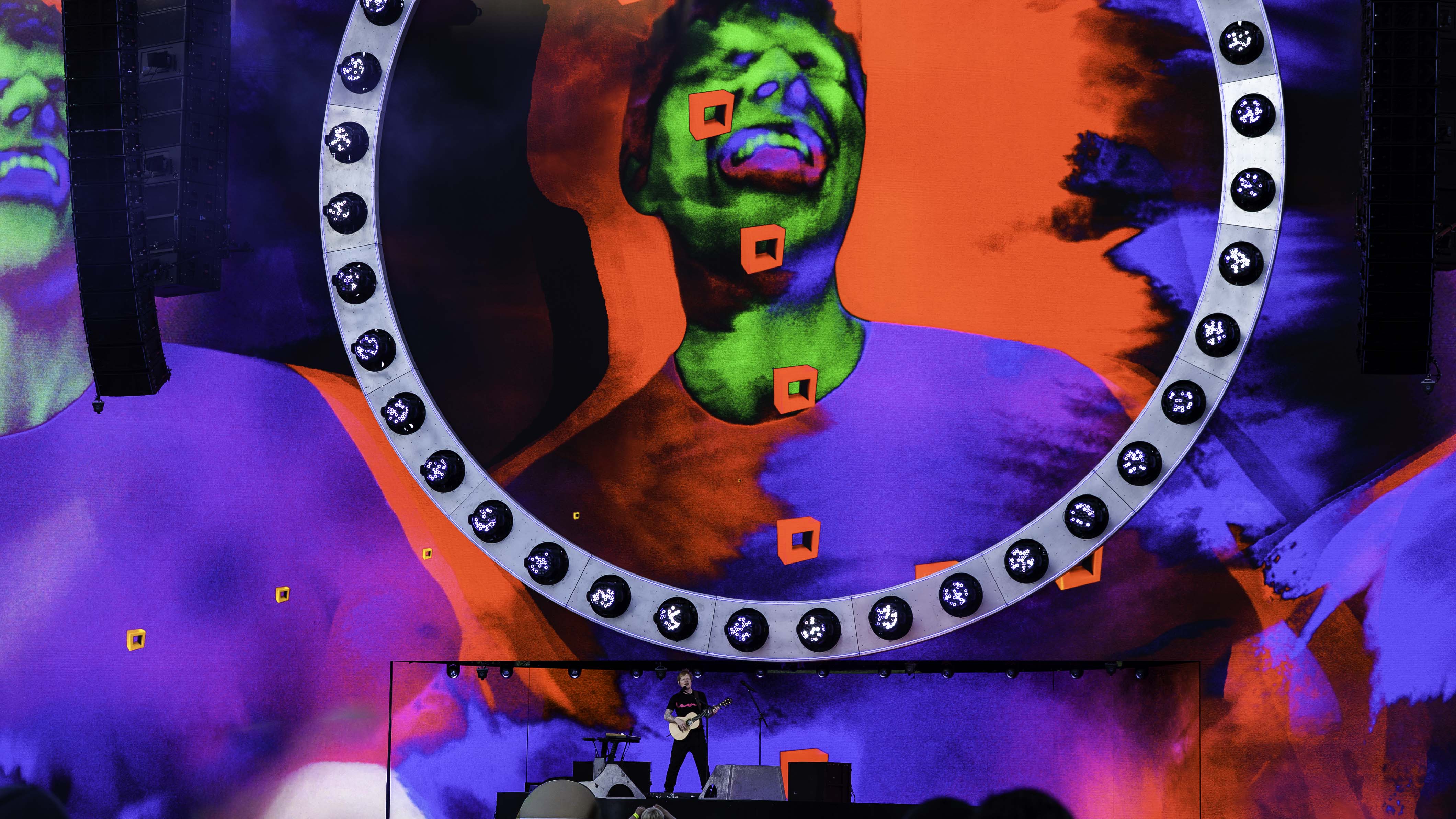 Ed Sheeran Loop Tour 2026 Graphics, Auckland Show