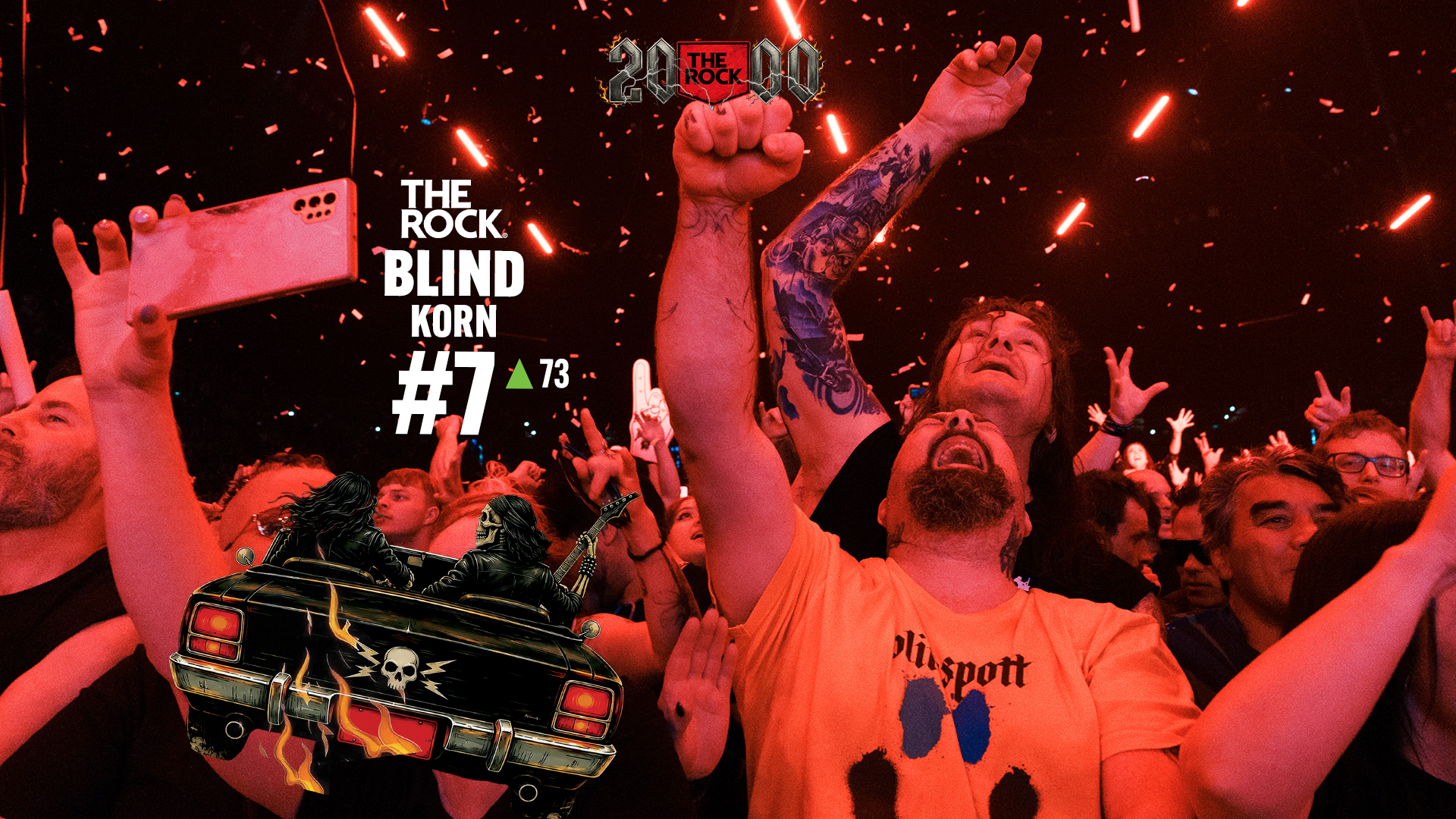 Crowd come to life to Korn's first time in the Top 10