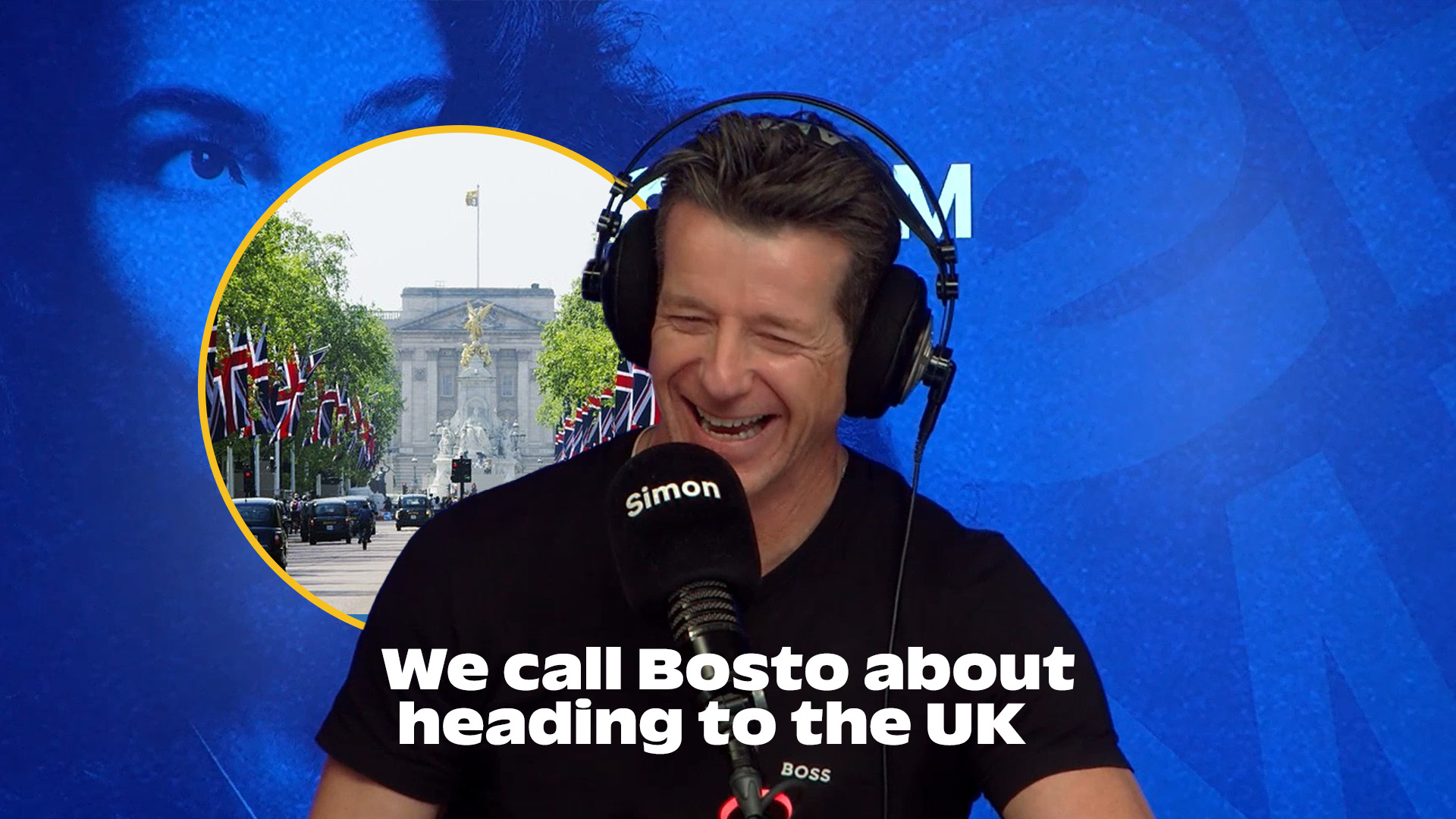 Simon pitches Bosto a UK trip to pet a royal horse