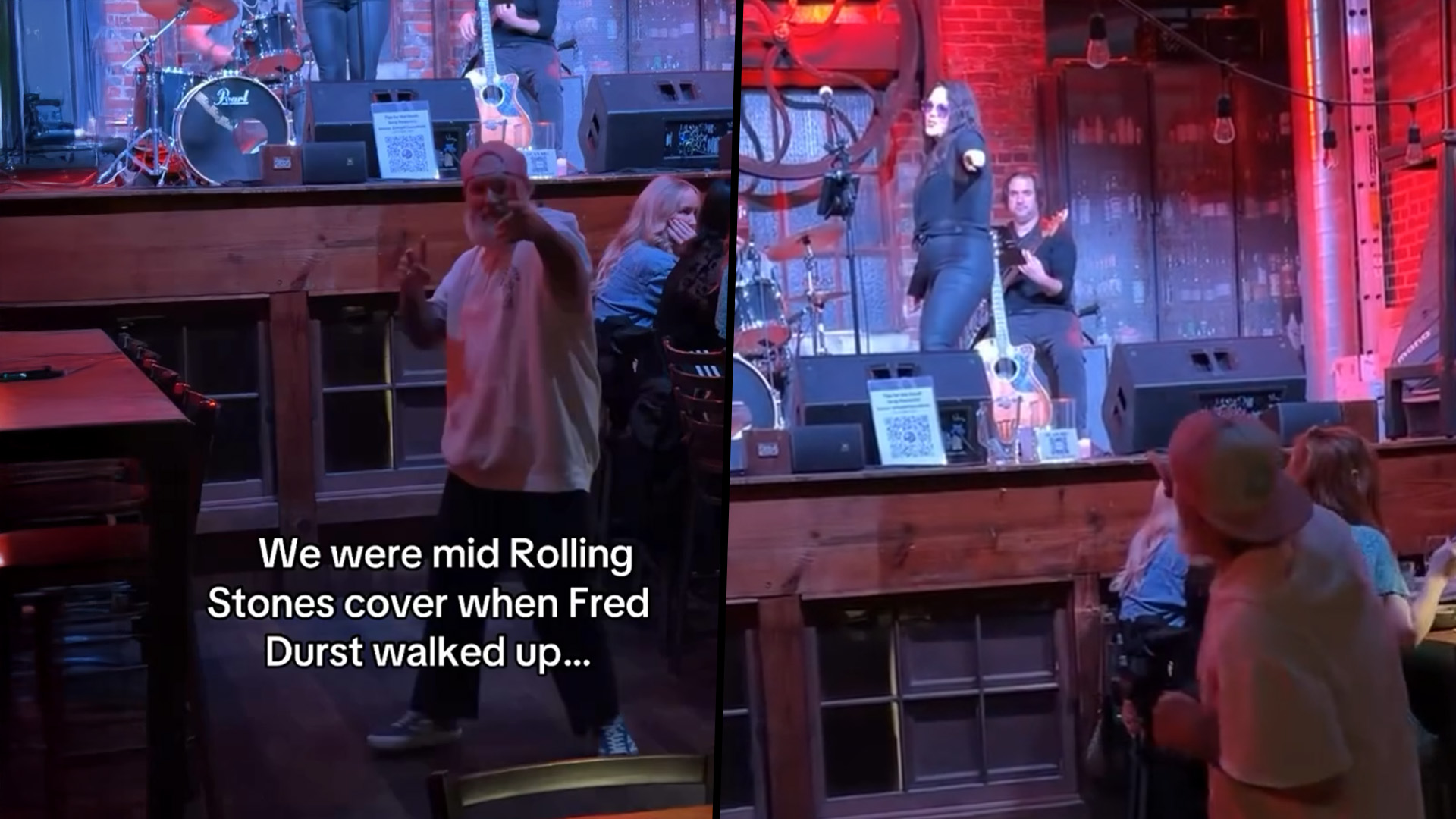 Video of Fred Durst dancing to Rolling Stones at live music bar goes viral