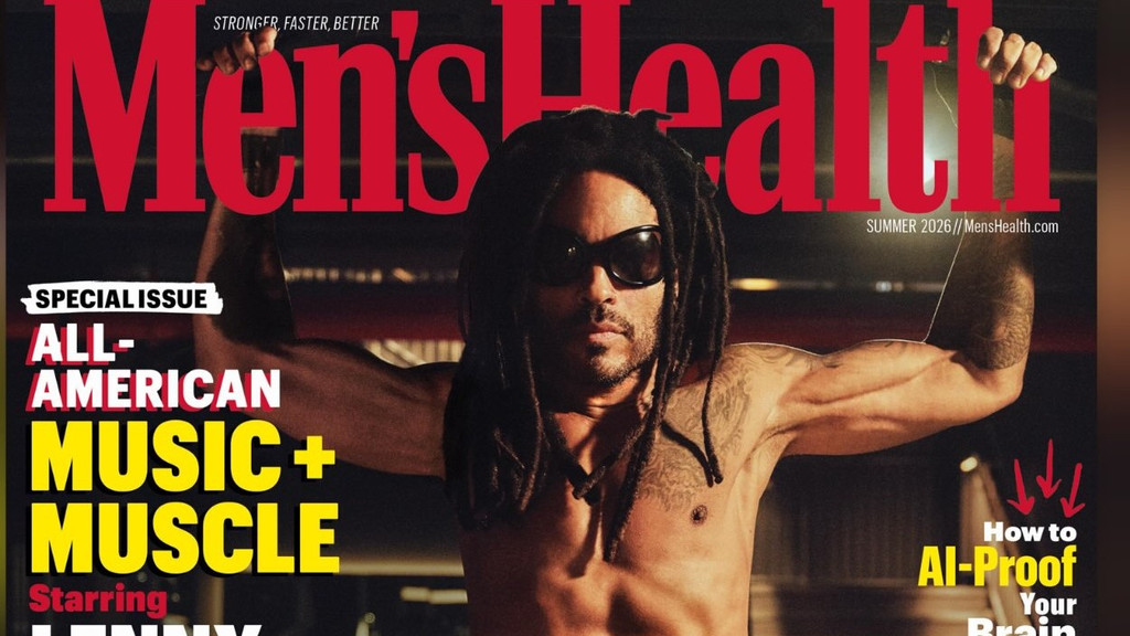 Lenny Kravitz trains in leather trousers so he can 'do a workout anytime'