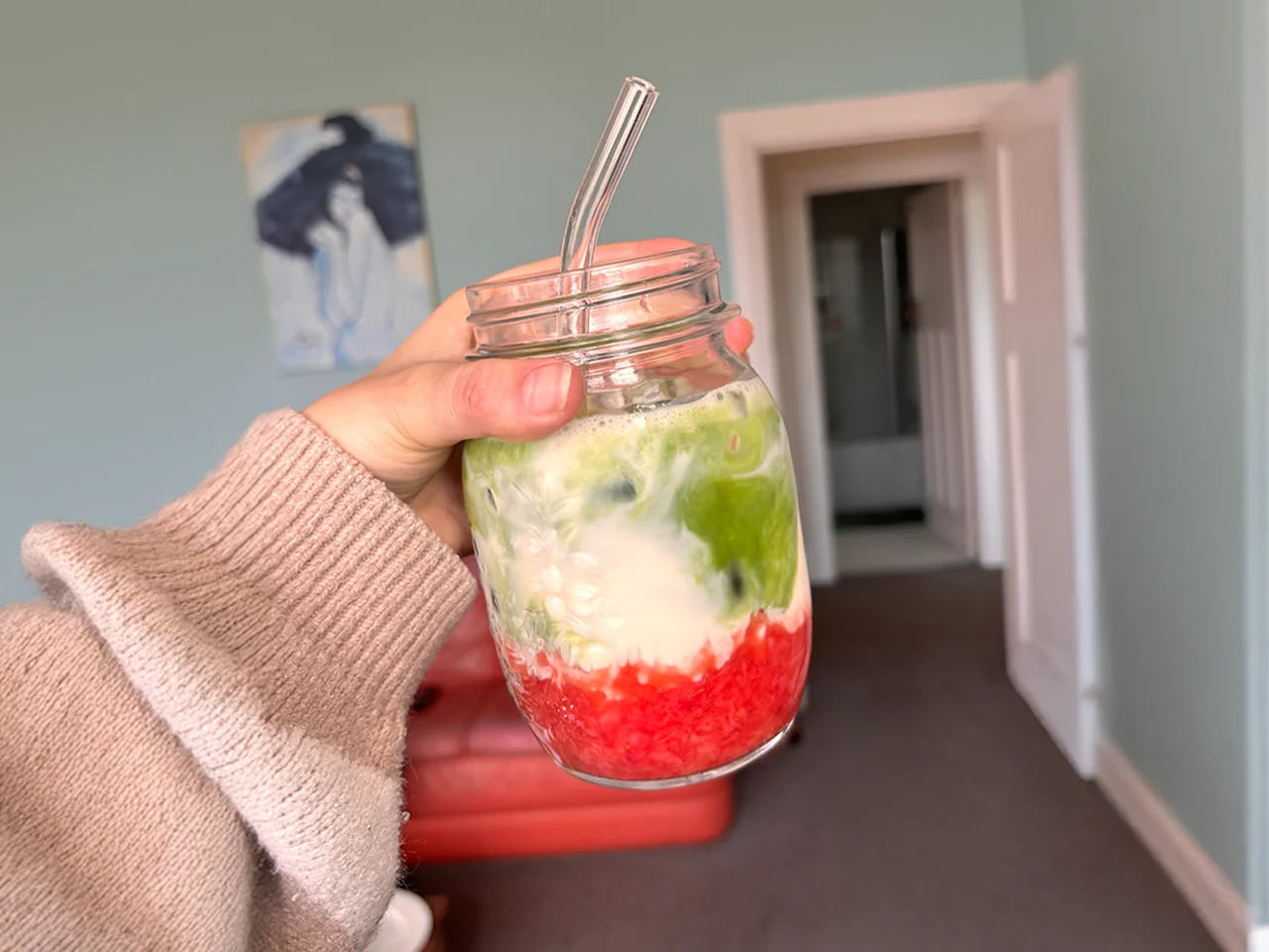 Matcha Addicted How to make the viral 3-ingredient iced strawberry matcha at home | rova