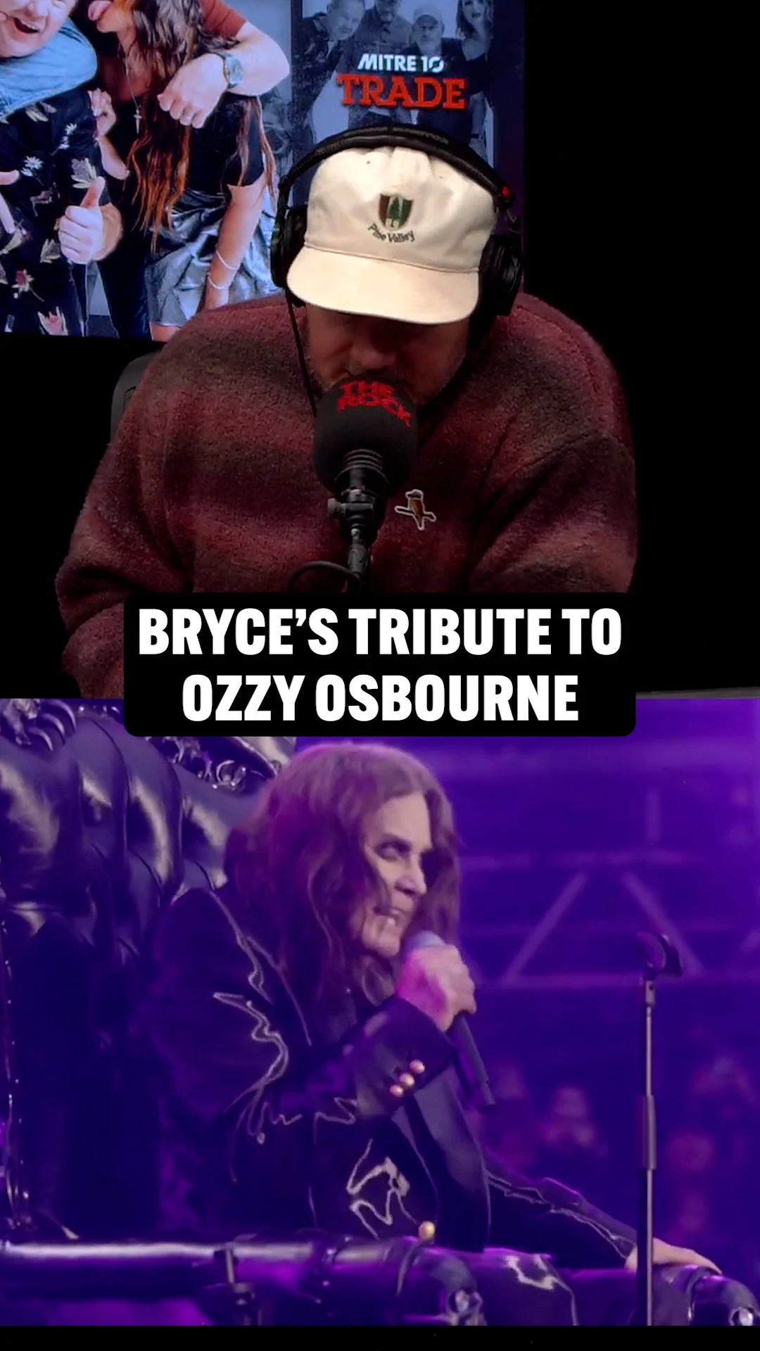 Bryce pays tribute to Ozzy Osbourne