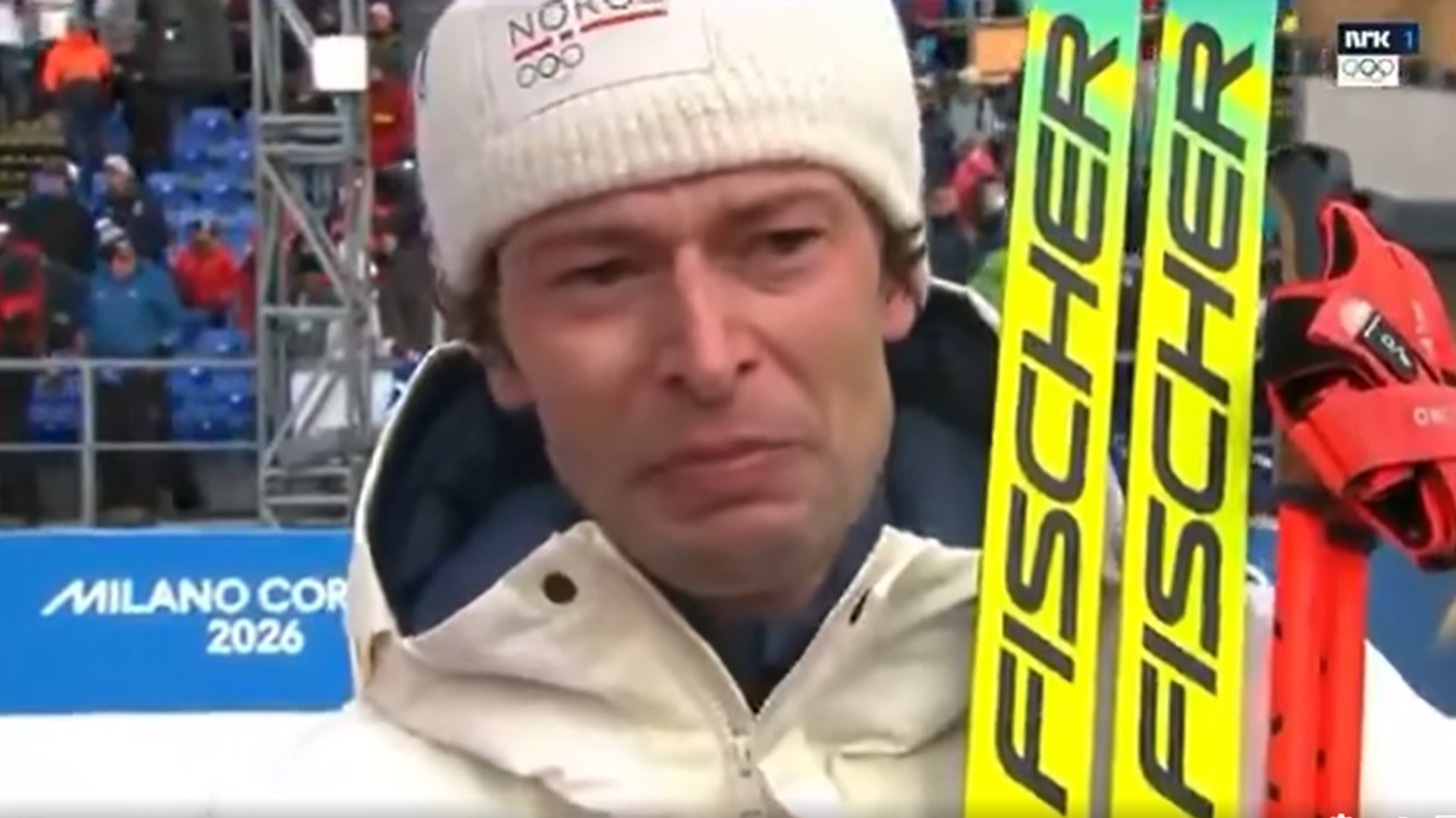 Norwegian Olympic medalist confesses to cheating on girlfriend on live TV