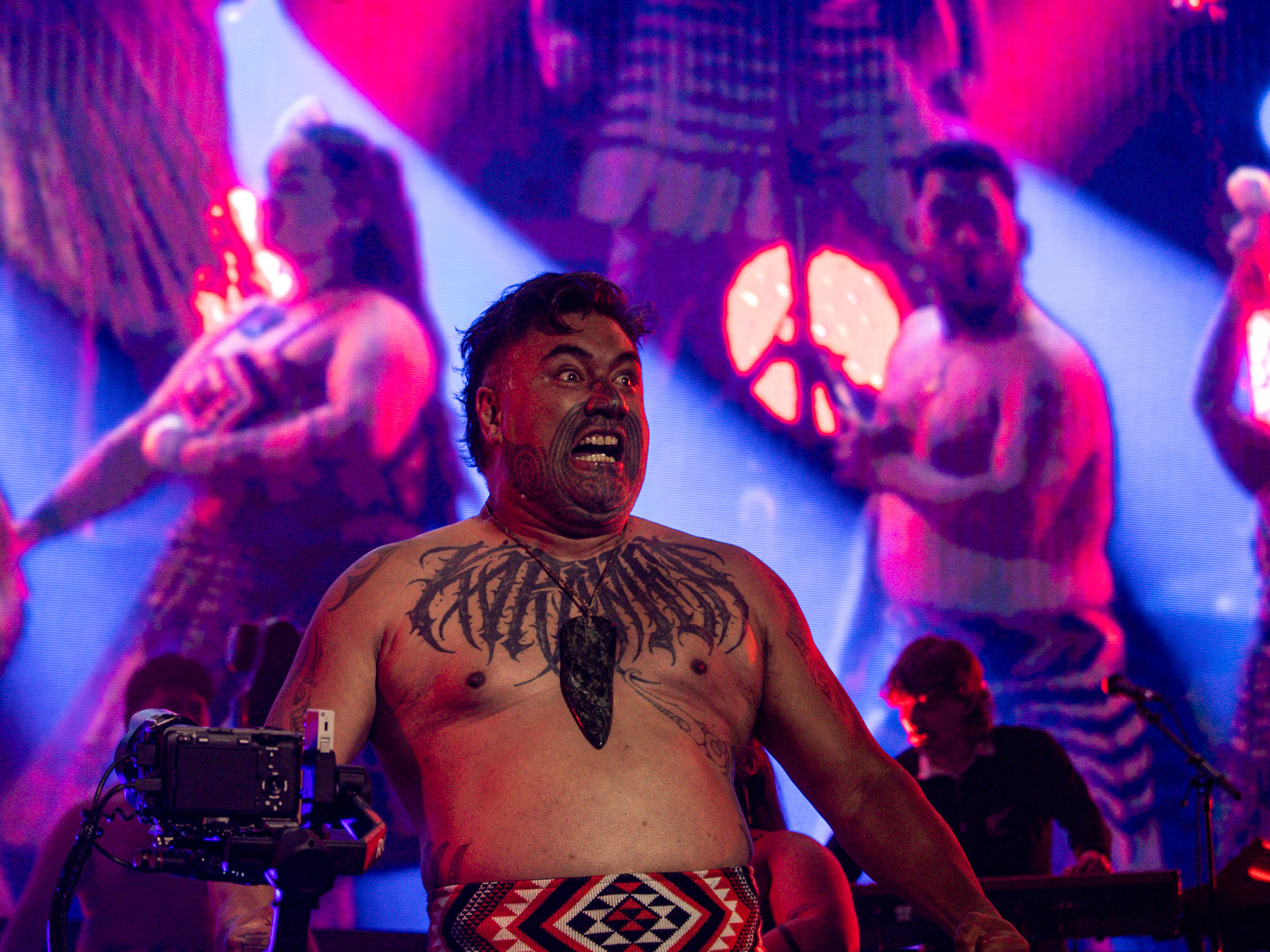 Six60 perform 'Kia Mau Ki Tō Ūkaipō / Don't Forget Your Roots' at One NZ Stadium