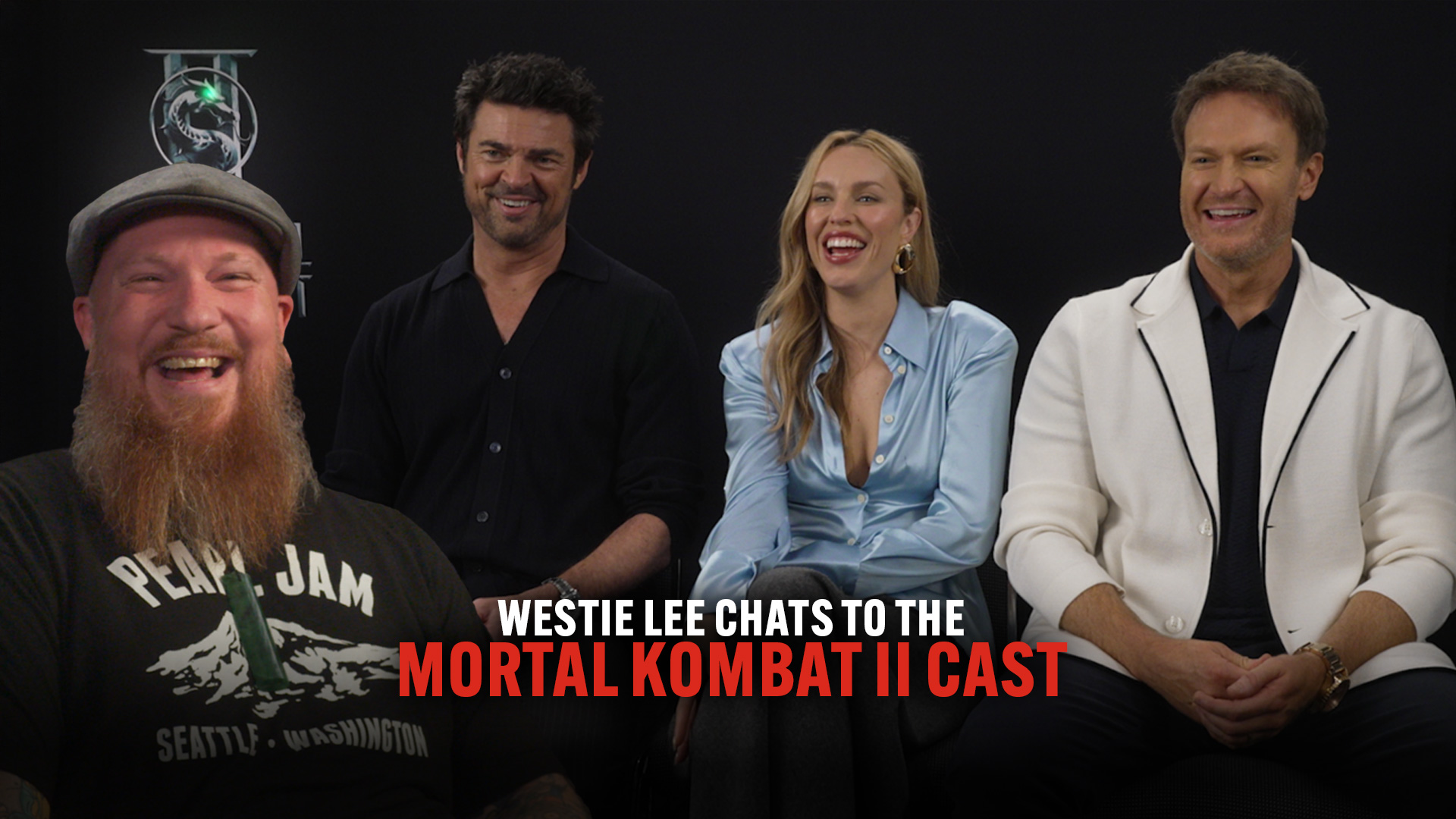 Westie Lee chats to the Mortal Kombat II Cast
