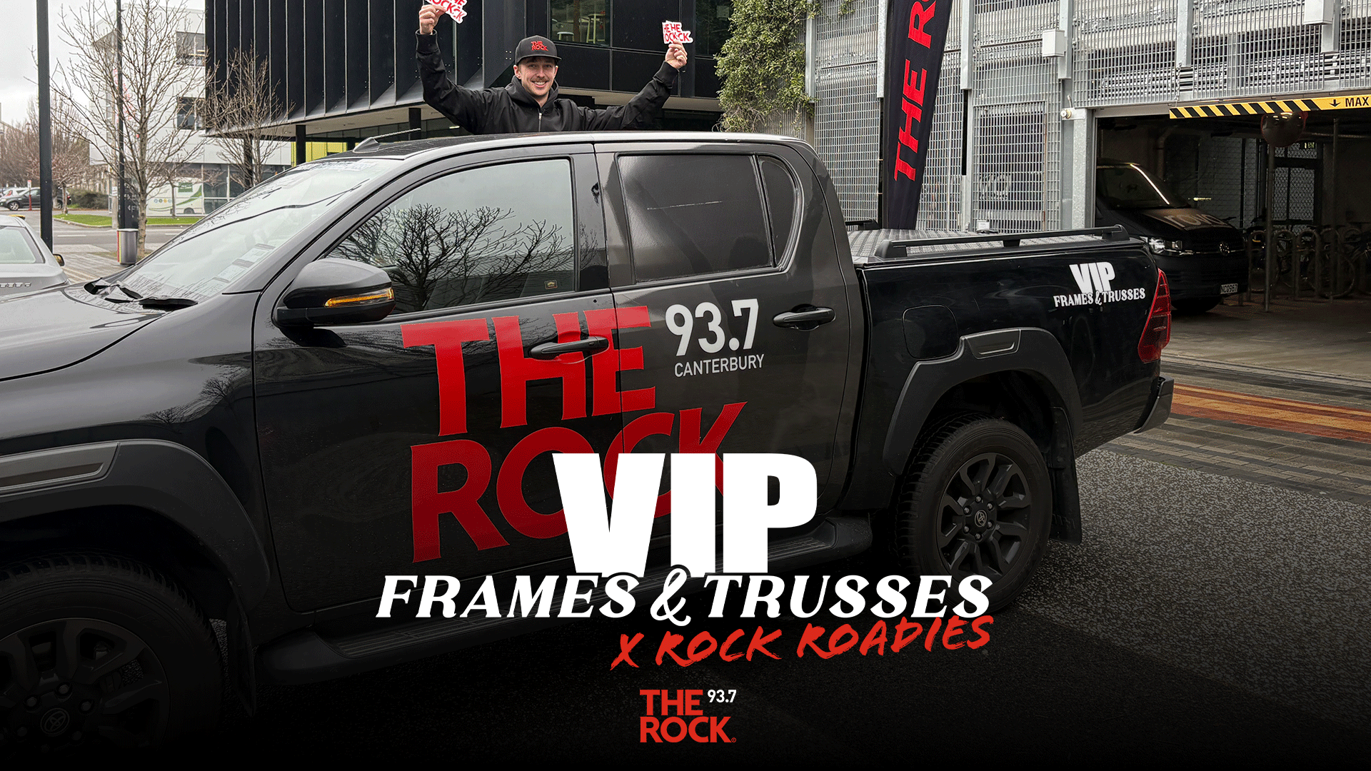 The Canterbury Rock Roadies backed by VIP Frames and Trusses