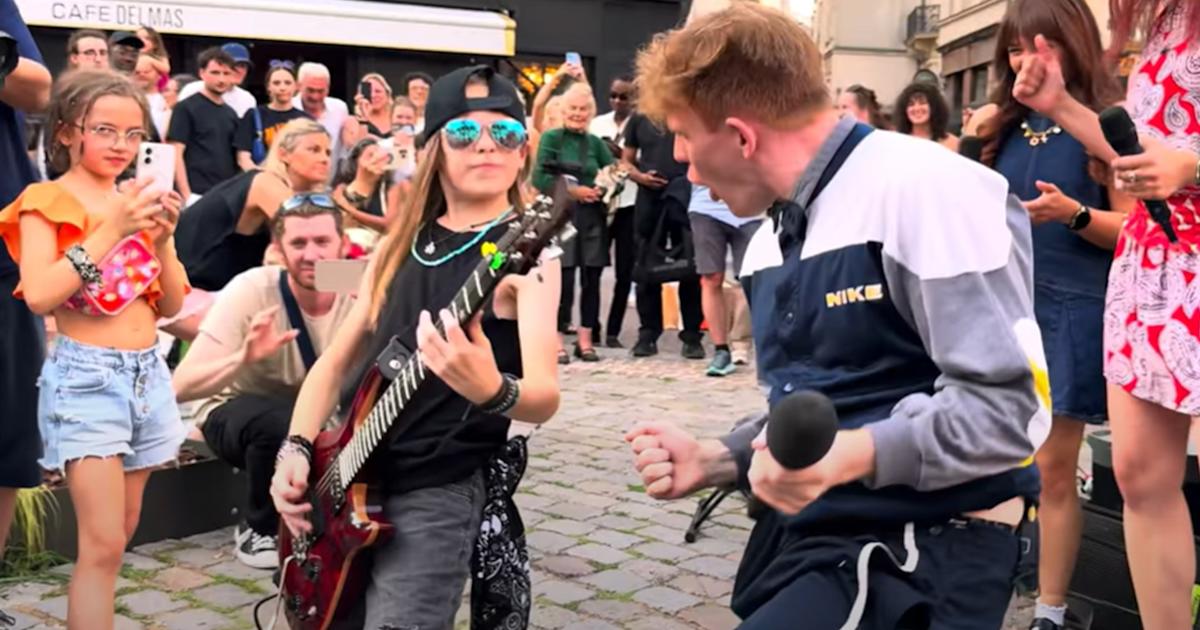 WATCH: 11yo guitarist wows in viral 'Bohemian Rhapsody' flash mob in Paris | rova