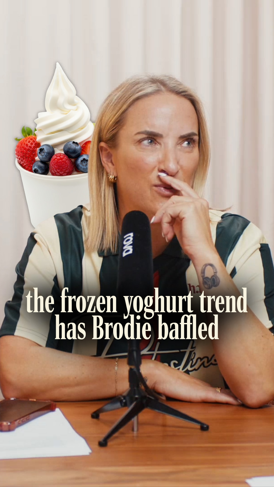 The Frozen Yoghurt trend has Brodie baffled
