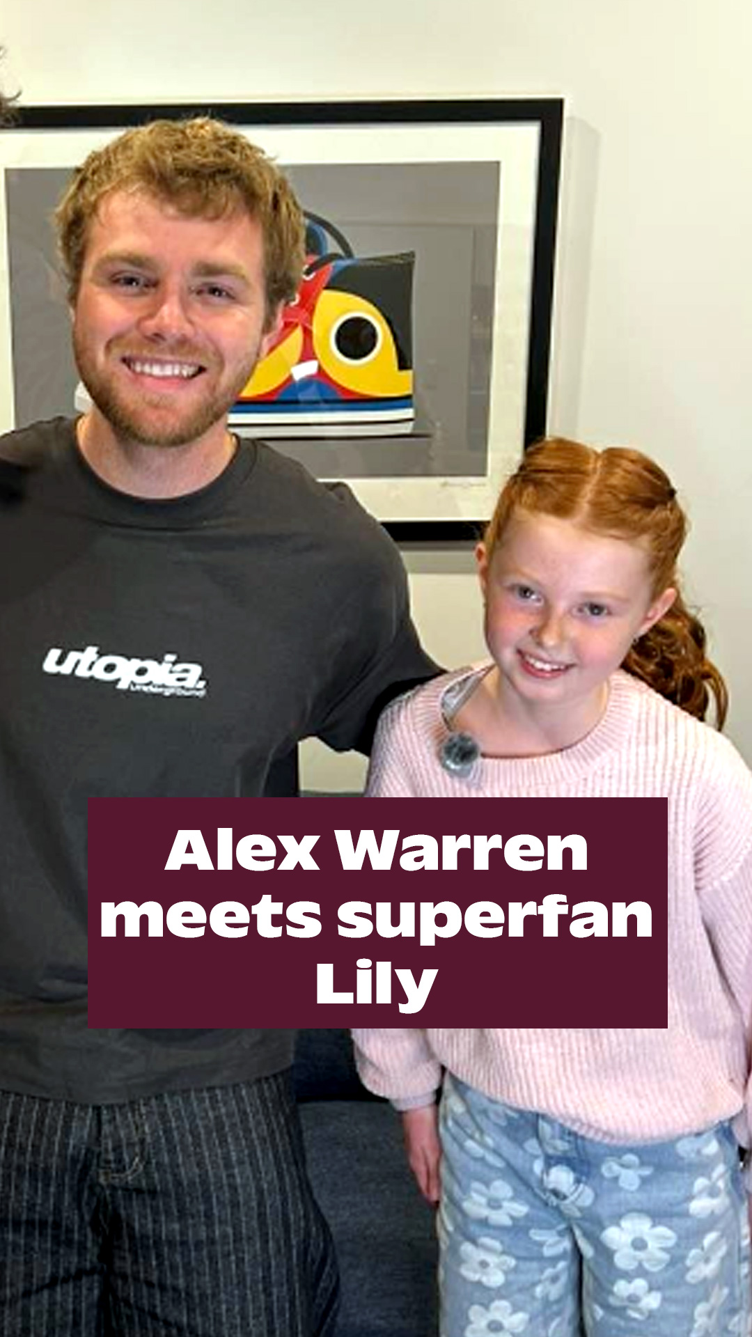 Alex Warren meets superfan Lily