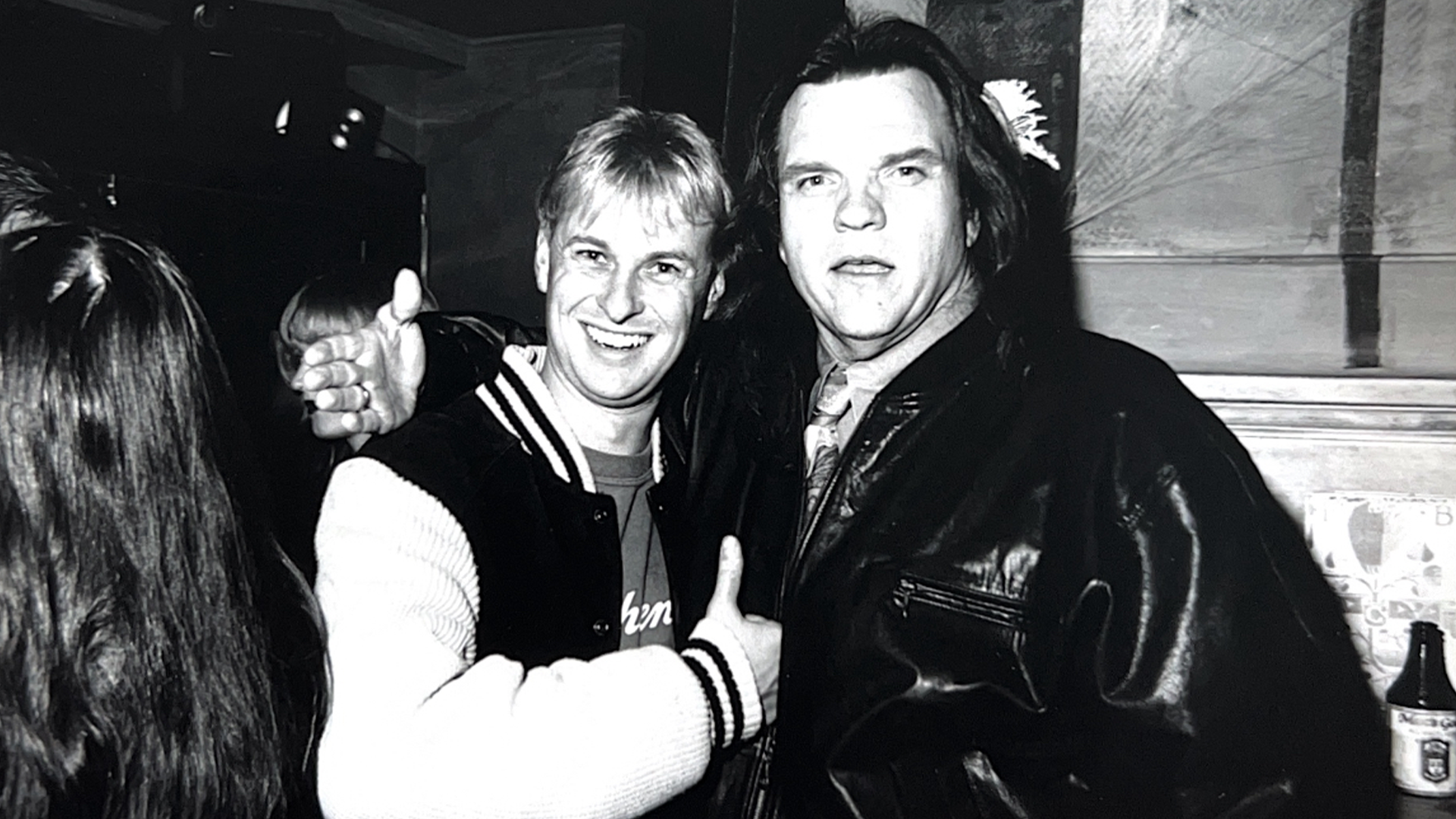 Robert Scott with Meatloaf in 1993