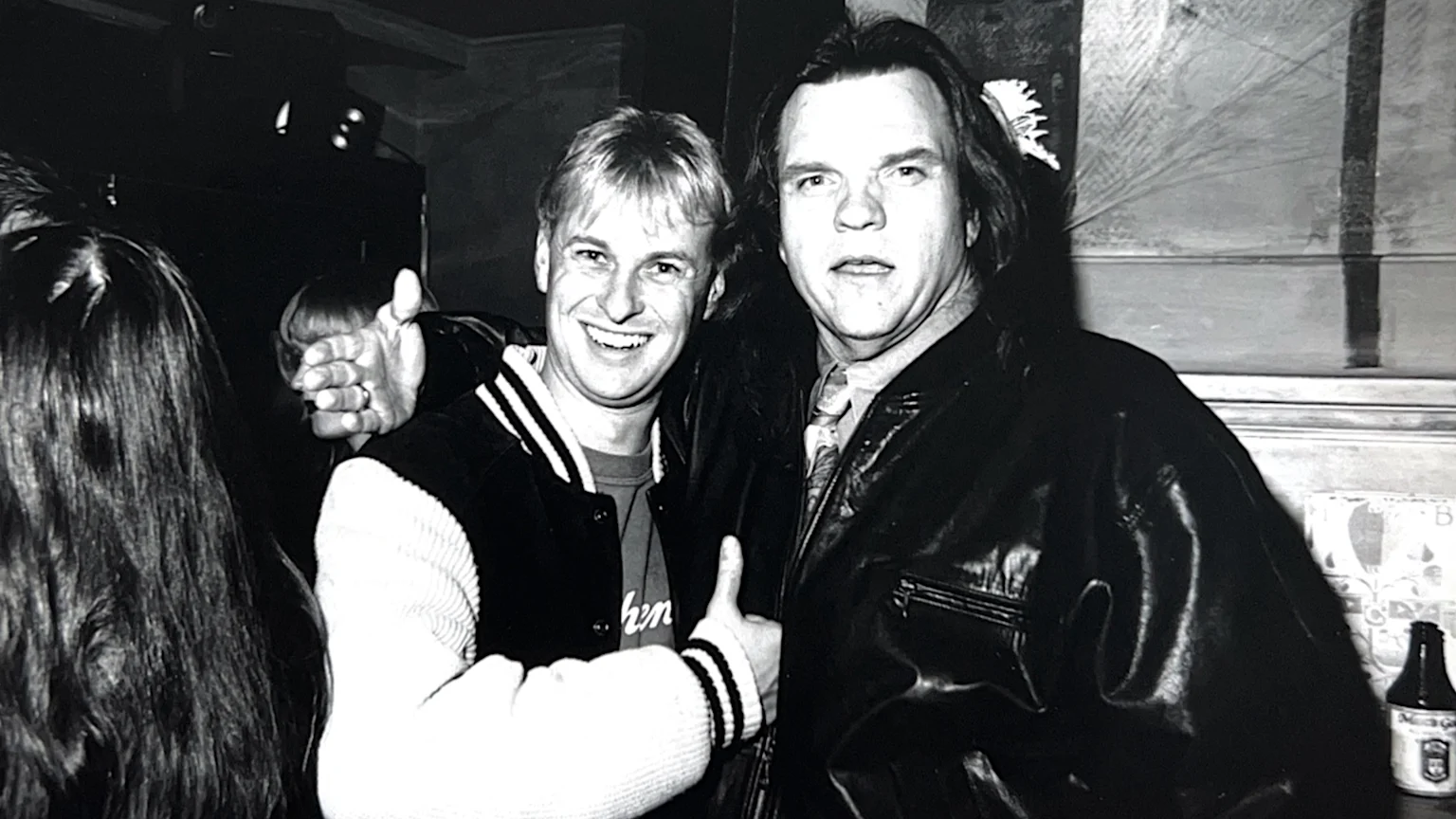 Robert Scott with Meatloaf in 1993
