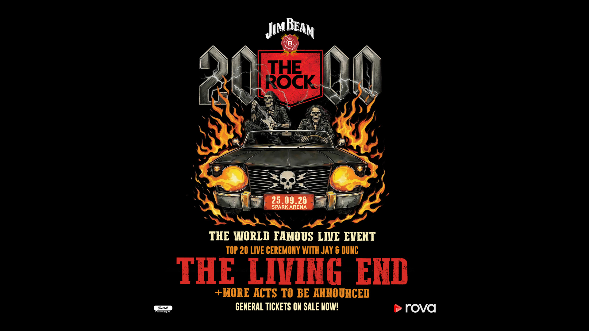 The Rock 2000 concert event poster