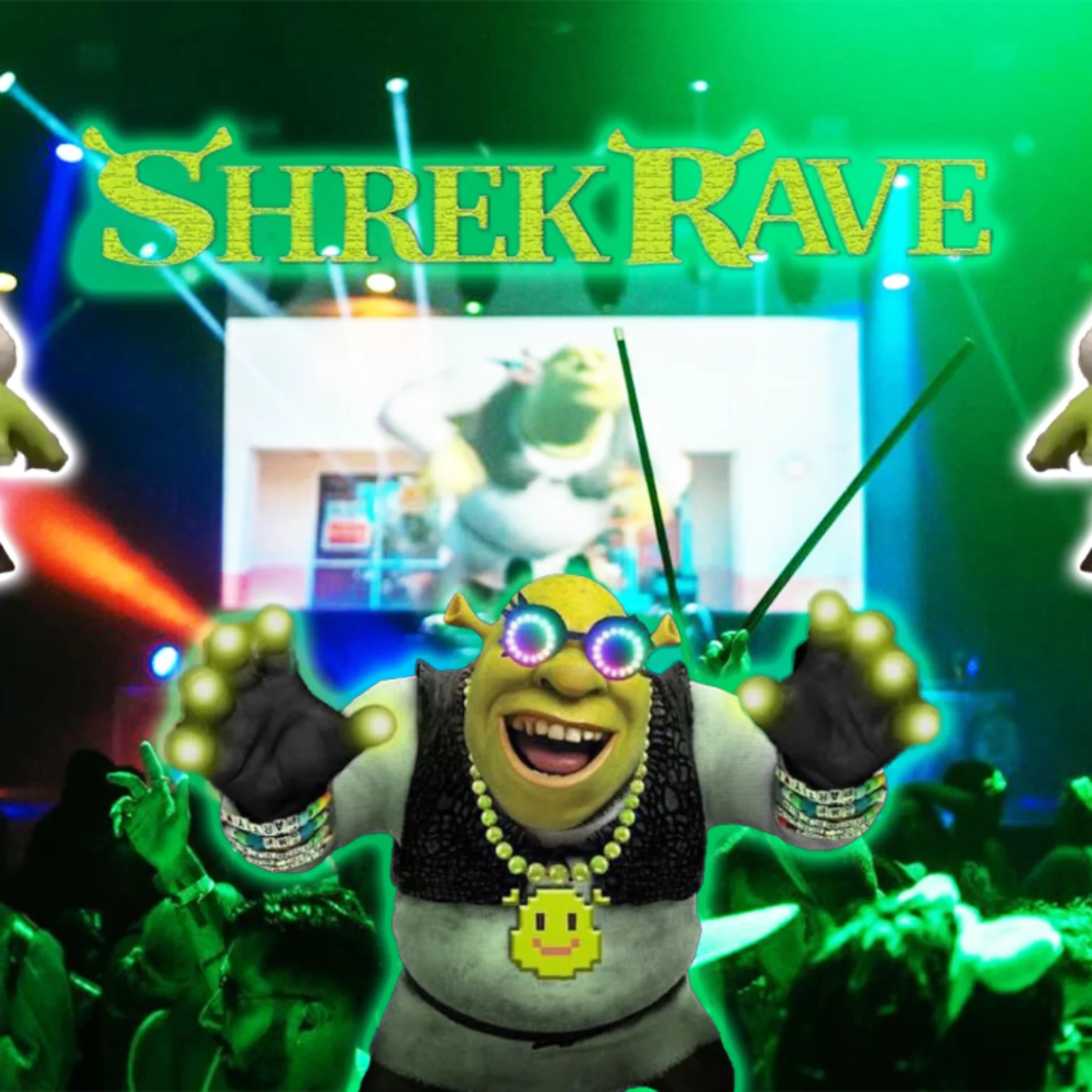 Ravin Rabids Shrek Get in my swamp: There's a Shrek Rave taking ogre the scene | Articles ...