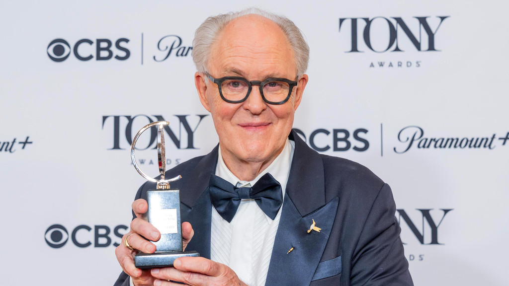 John Lithgow becomes oldest man to win competitive acting Tony Award