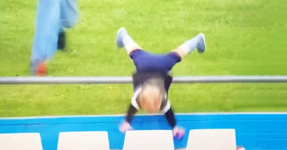 Fly Over Raling WATCH: Kid at T20 Cricket World Cup match goes flying over the railing ...