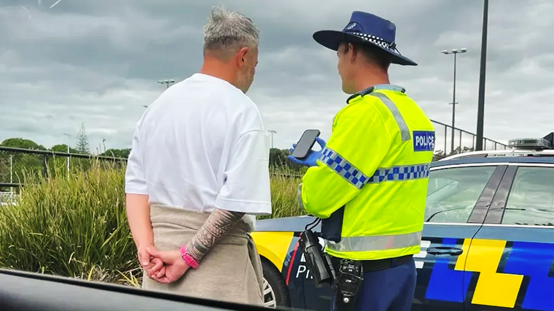Why Nickson got pulled over and "arrested" by the police