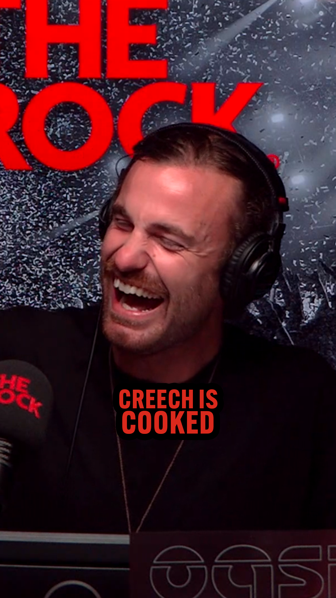 Creech is really battling this morning