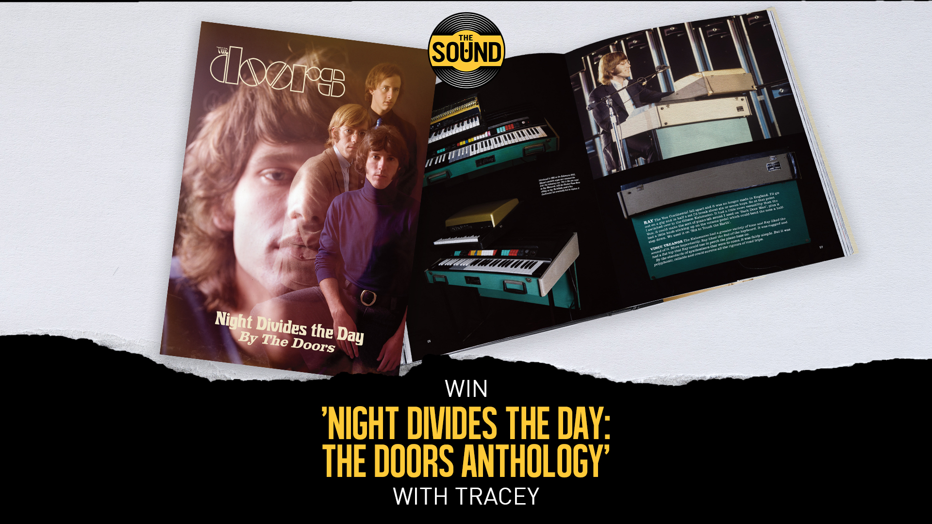 Win 'Night Divides the Day: The Doors Anthology' with Tracey Donaldson