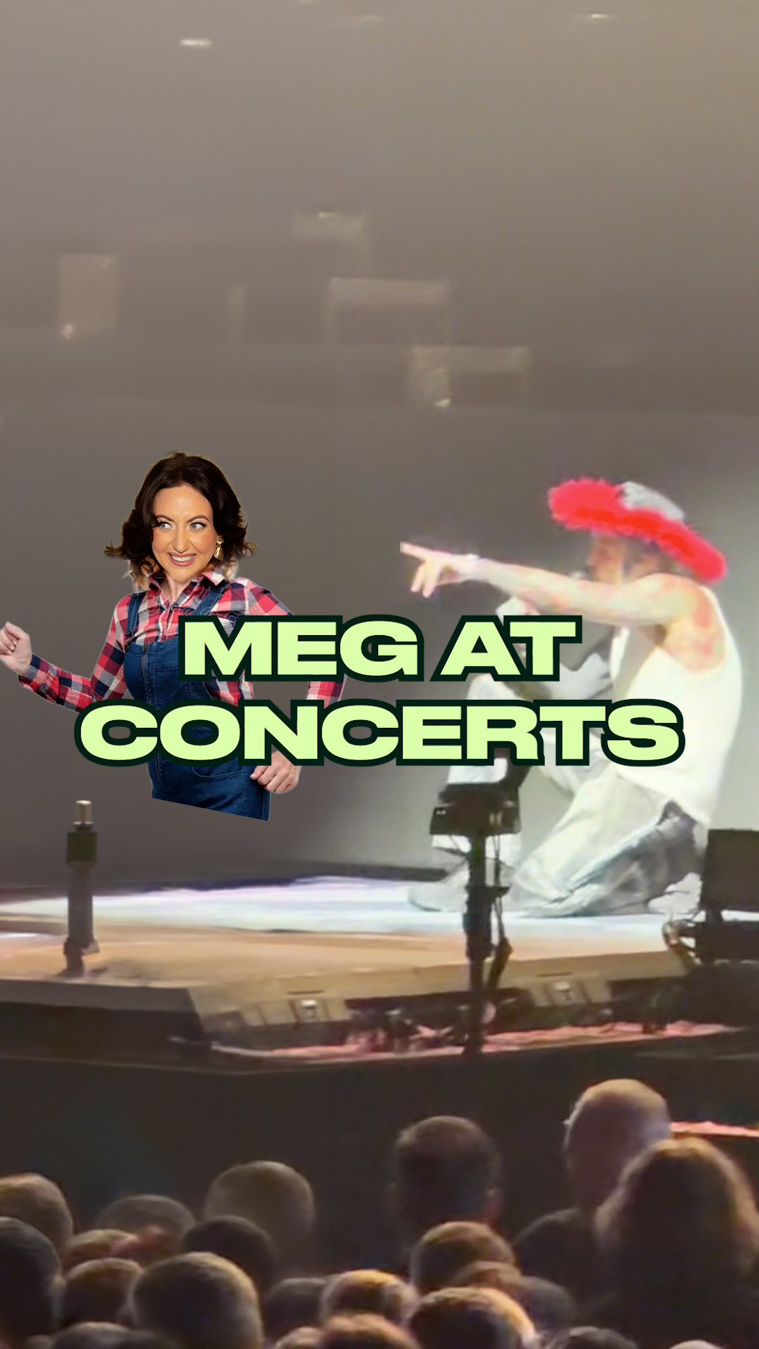 Meg at concerts...
