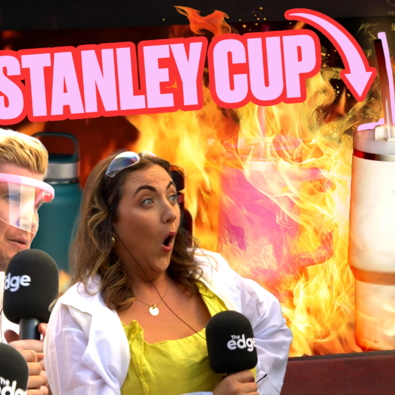 Stanley Cap Exploding Can the viral Stanley Cup ACTUALLY survive a fire? We tested it to get ...